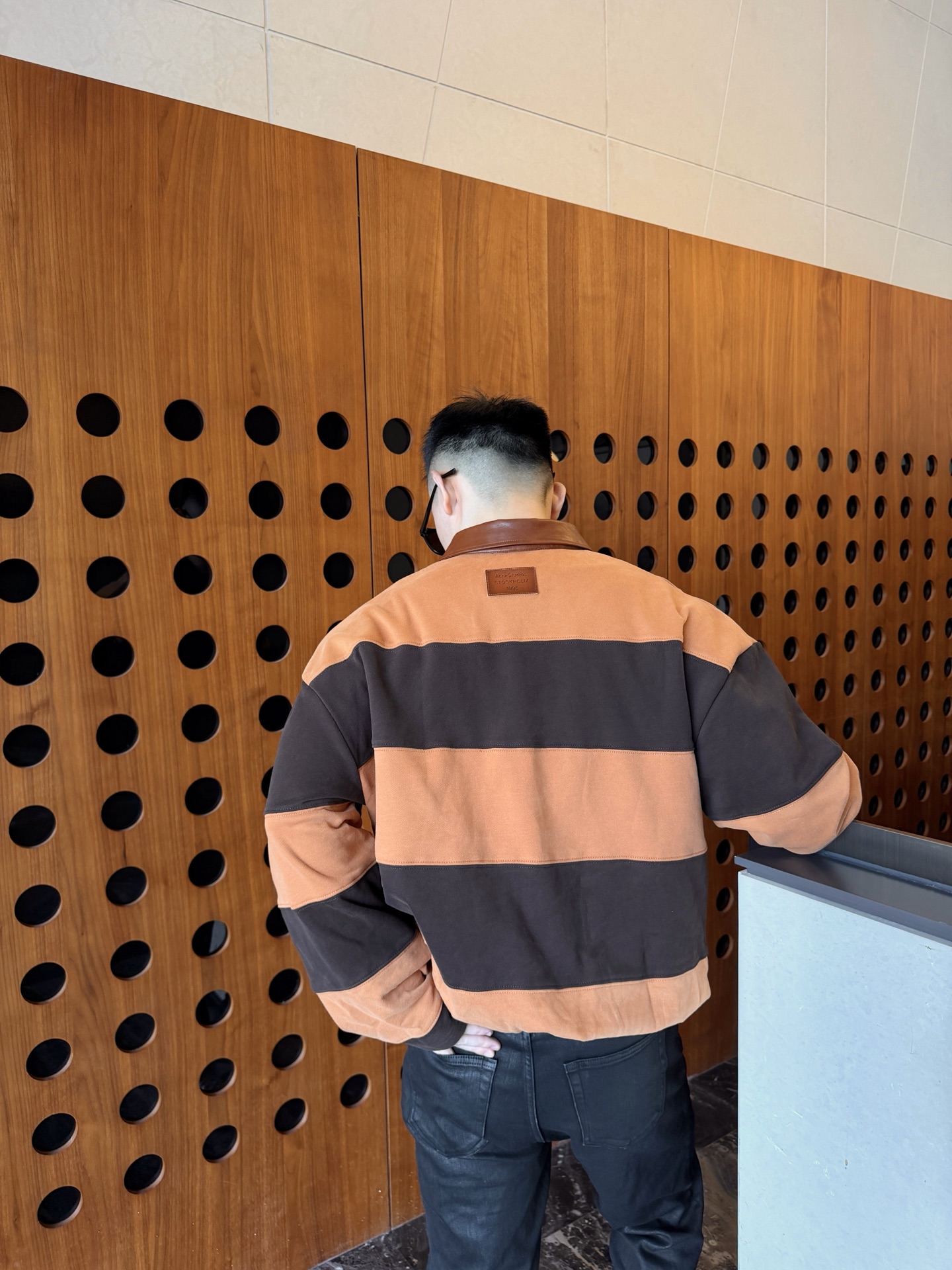 Acne striped sweatshirt