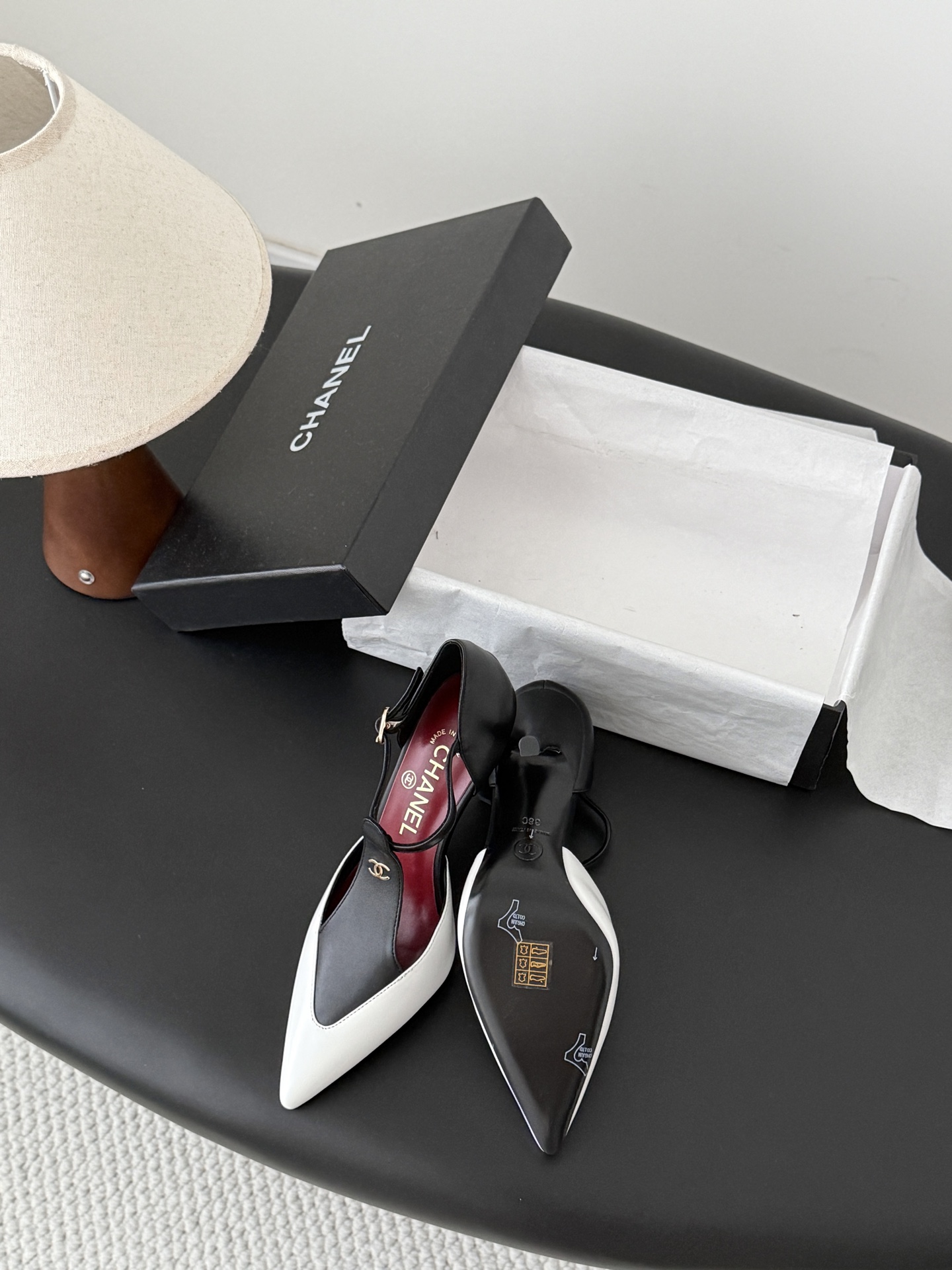 Chan 26P t-strap stilettoes