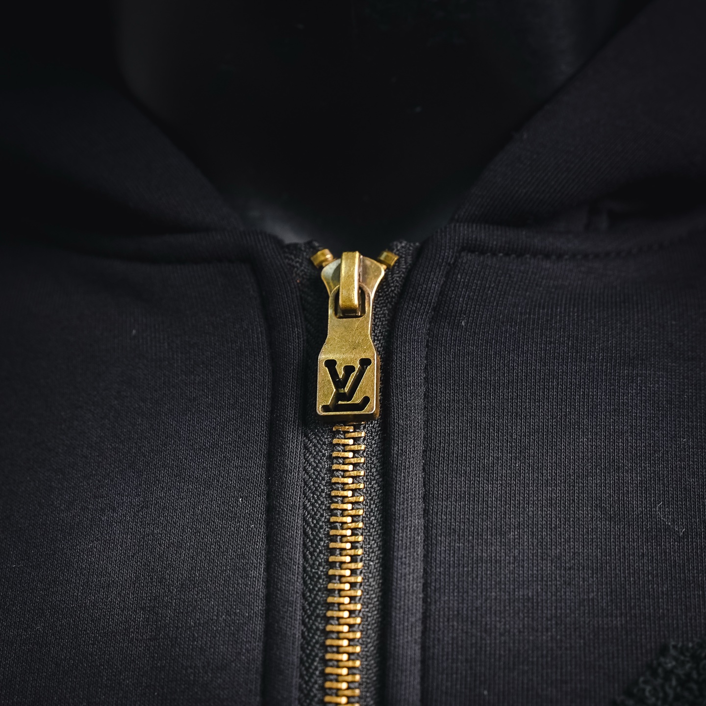 Louis chenille appliqué zip-up jacket