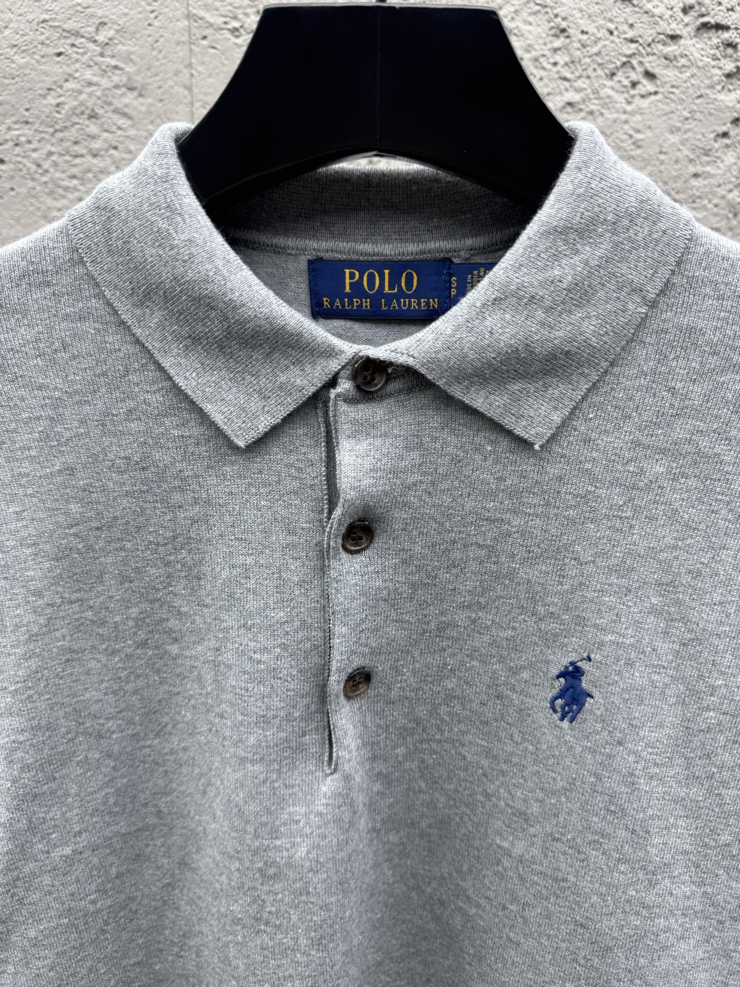 Ralph embroidered knit sweater
