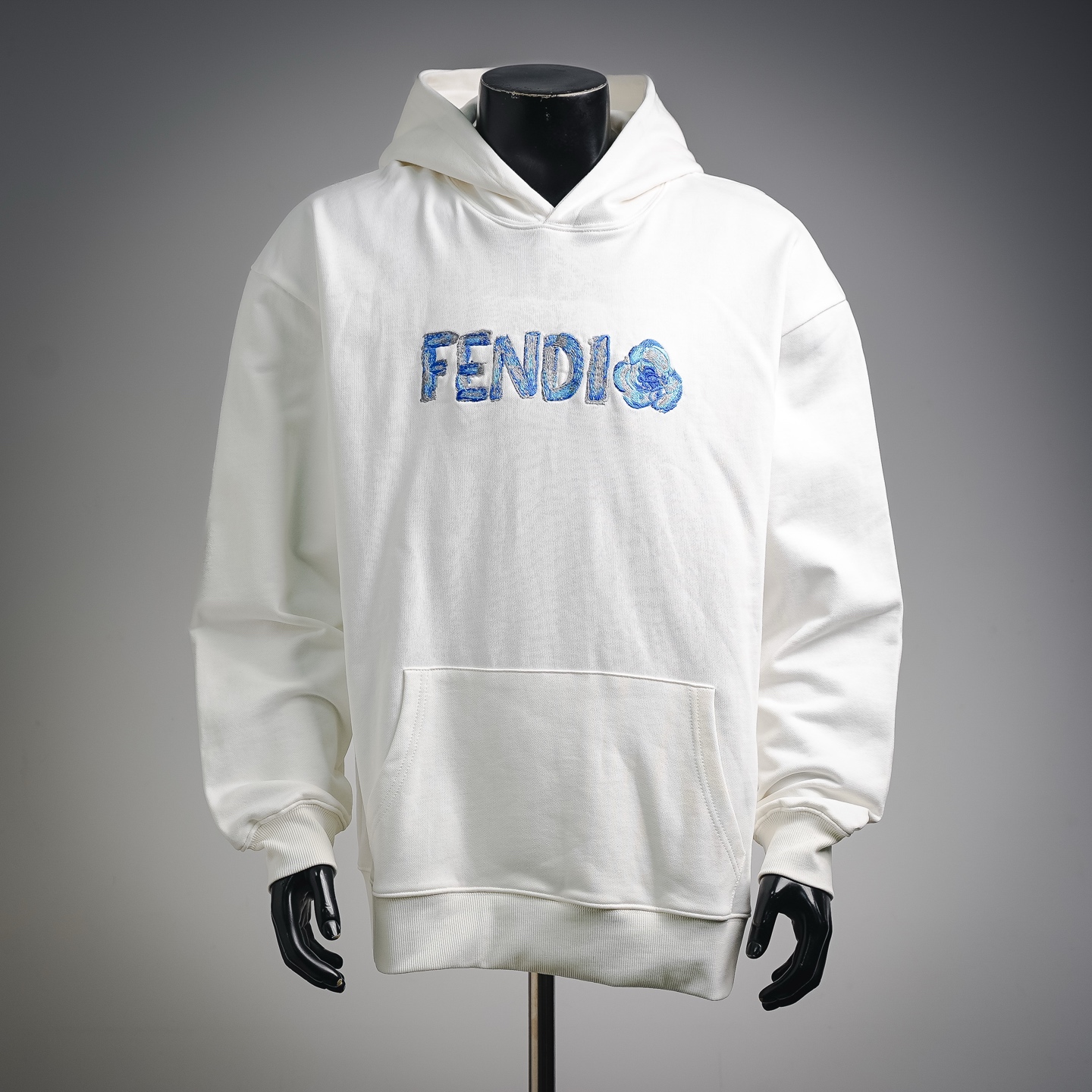 Fend embroidered hoodie