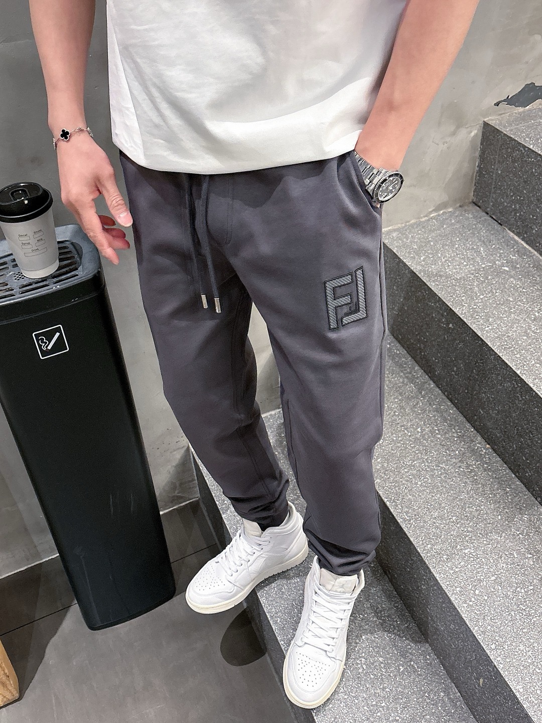 Fend pocket jogger pants