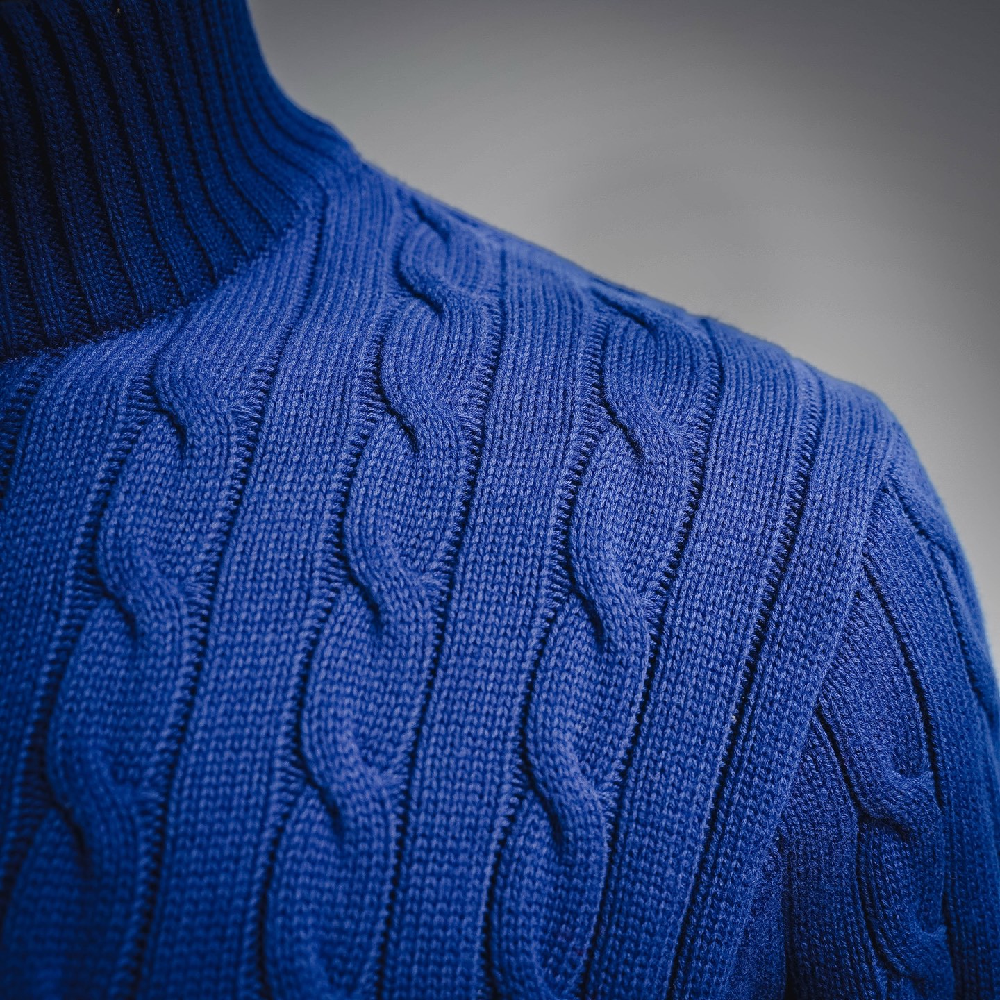Ralph knit sweater zip-up coat