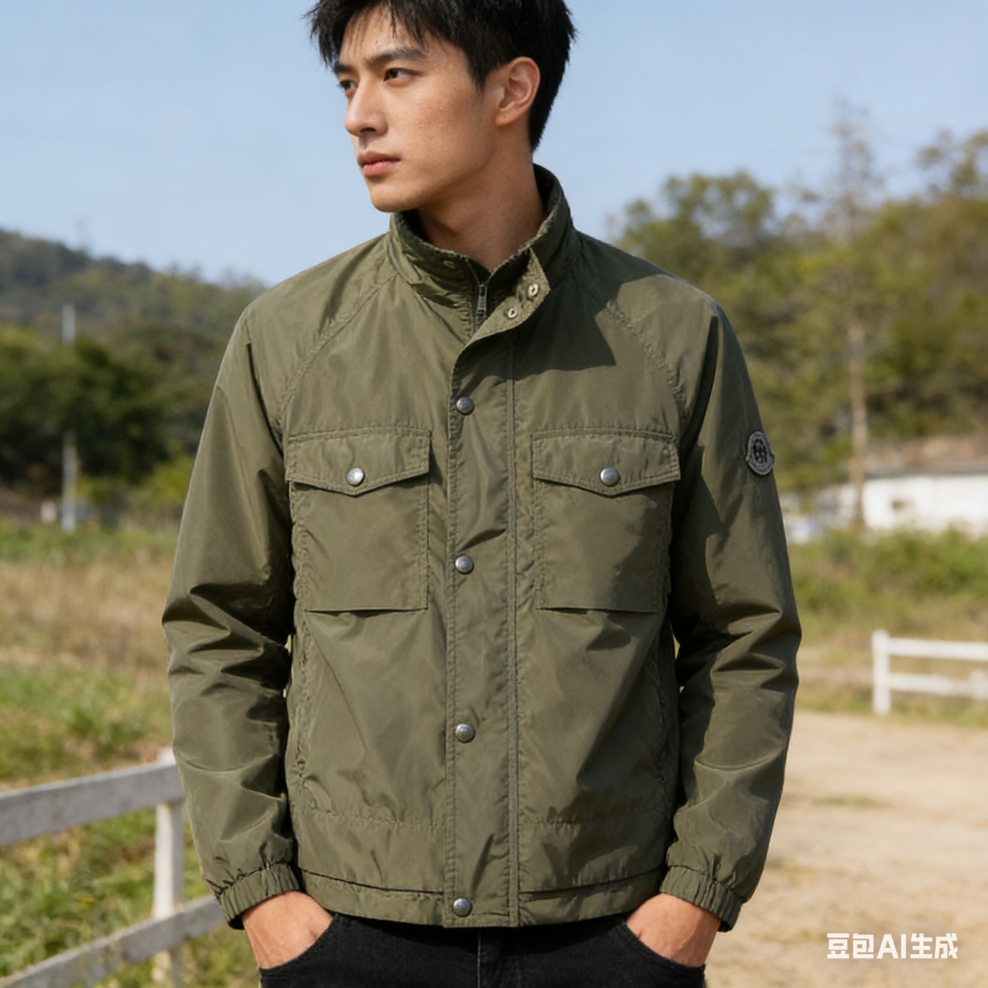 Mon waterproof hooded jacket