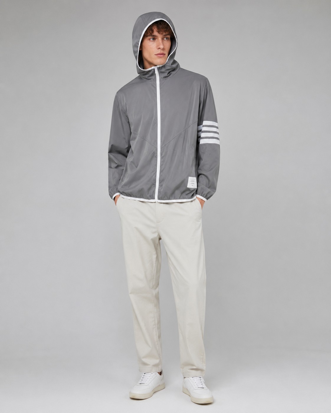 Thom striped jacket