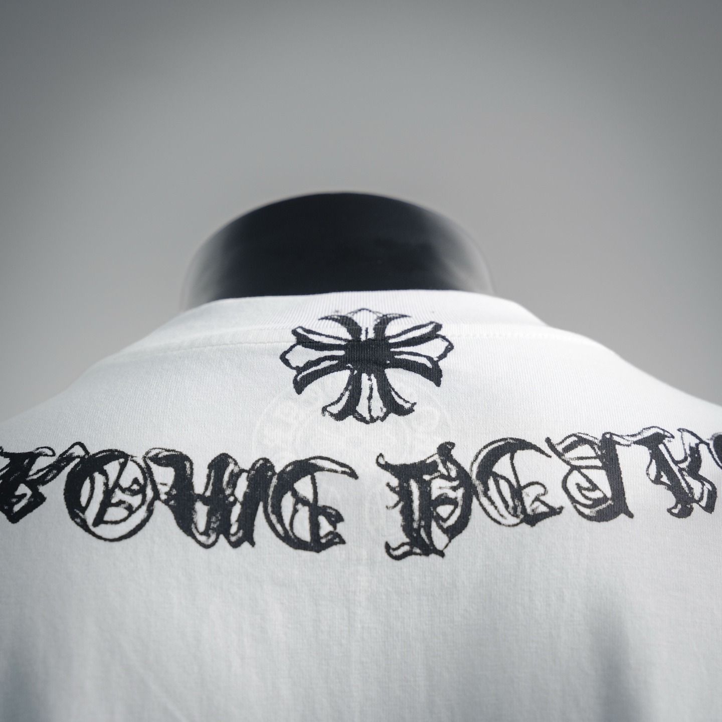 Chrome gothic letter print t-shirt