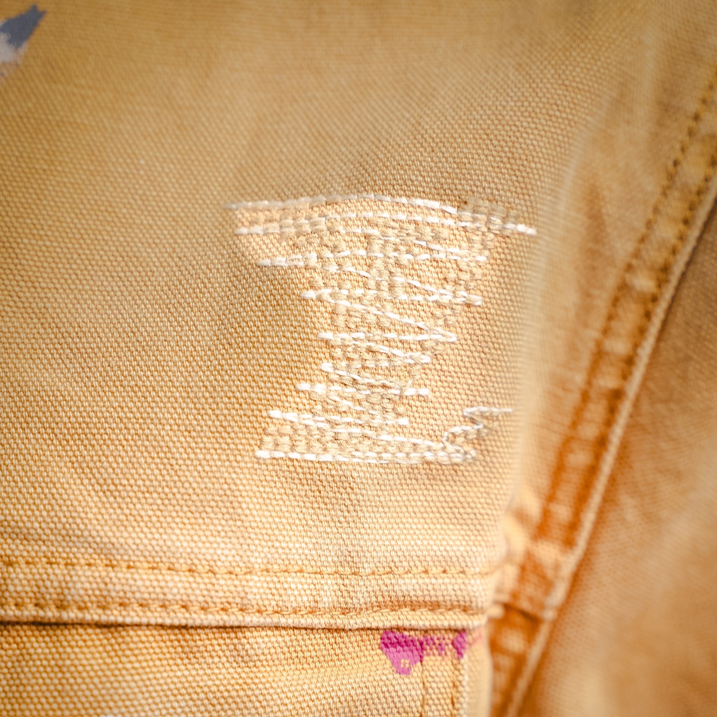 Louis graffiti-print denim jacket