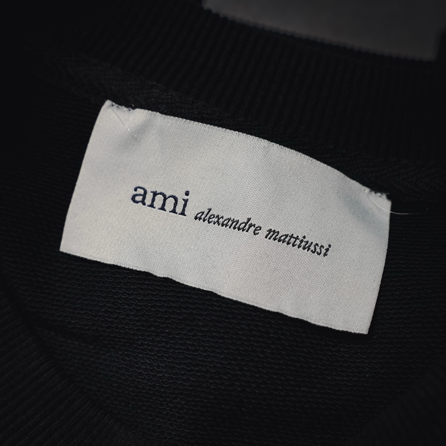 Ami letter embroidered sweatshirt