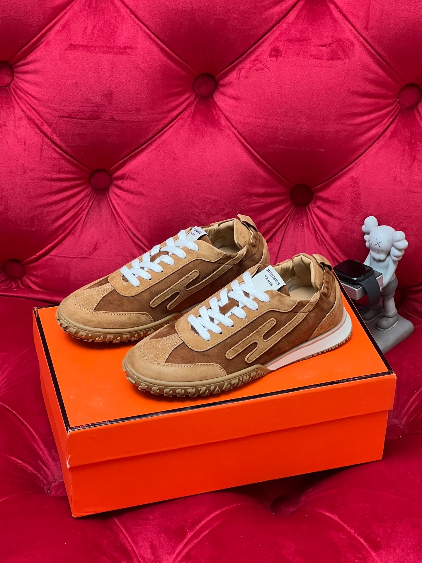 Herm suede sneakers