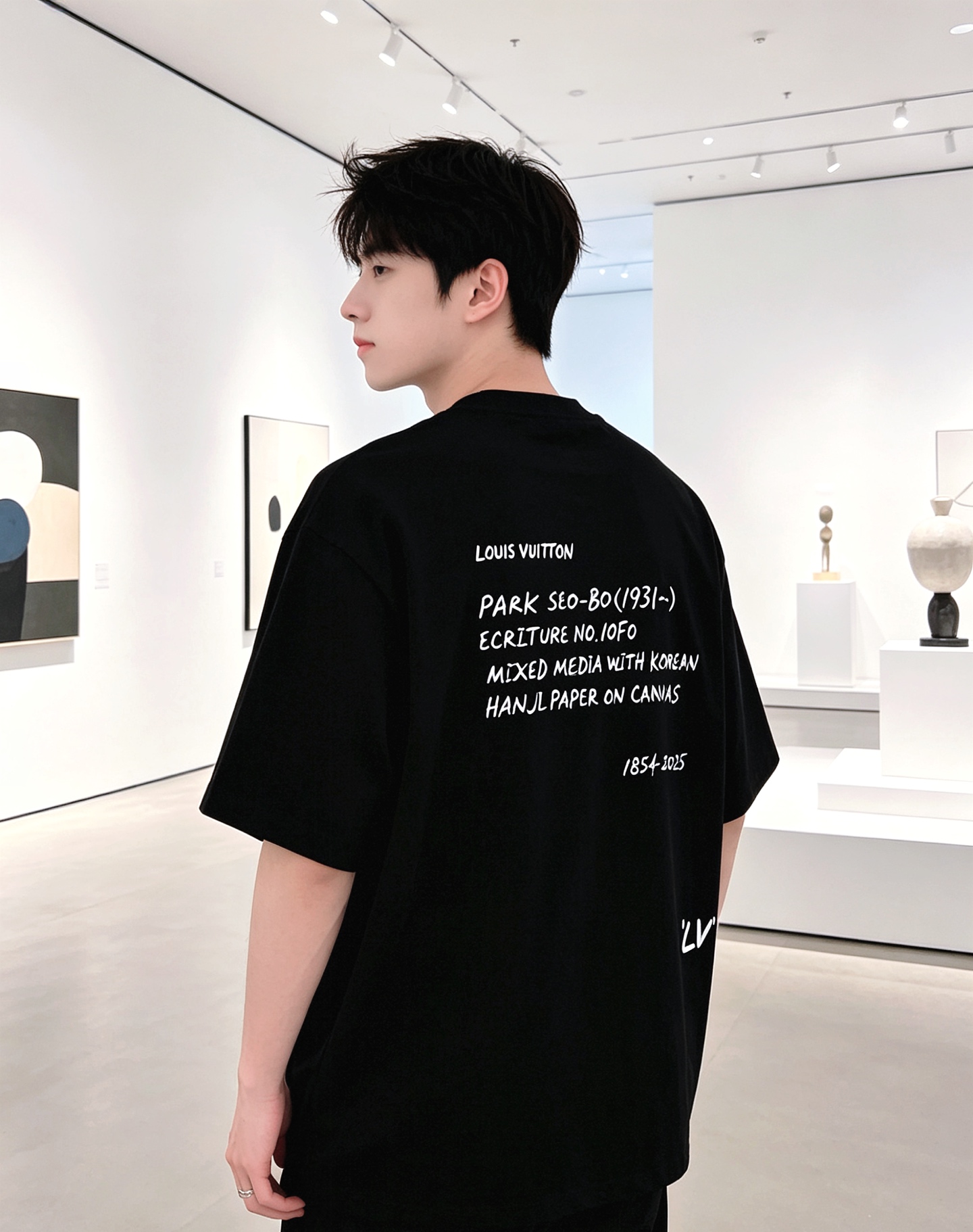 Louis slogan print t-shirt