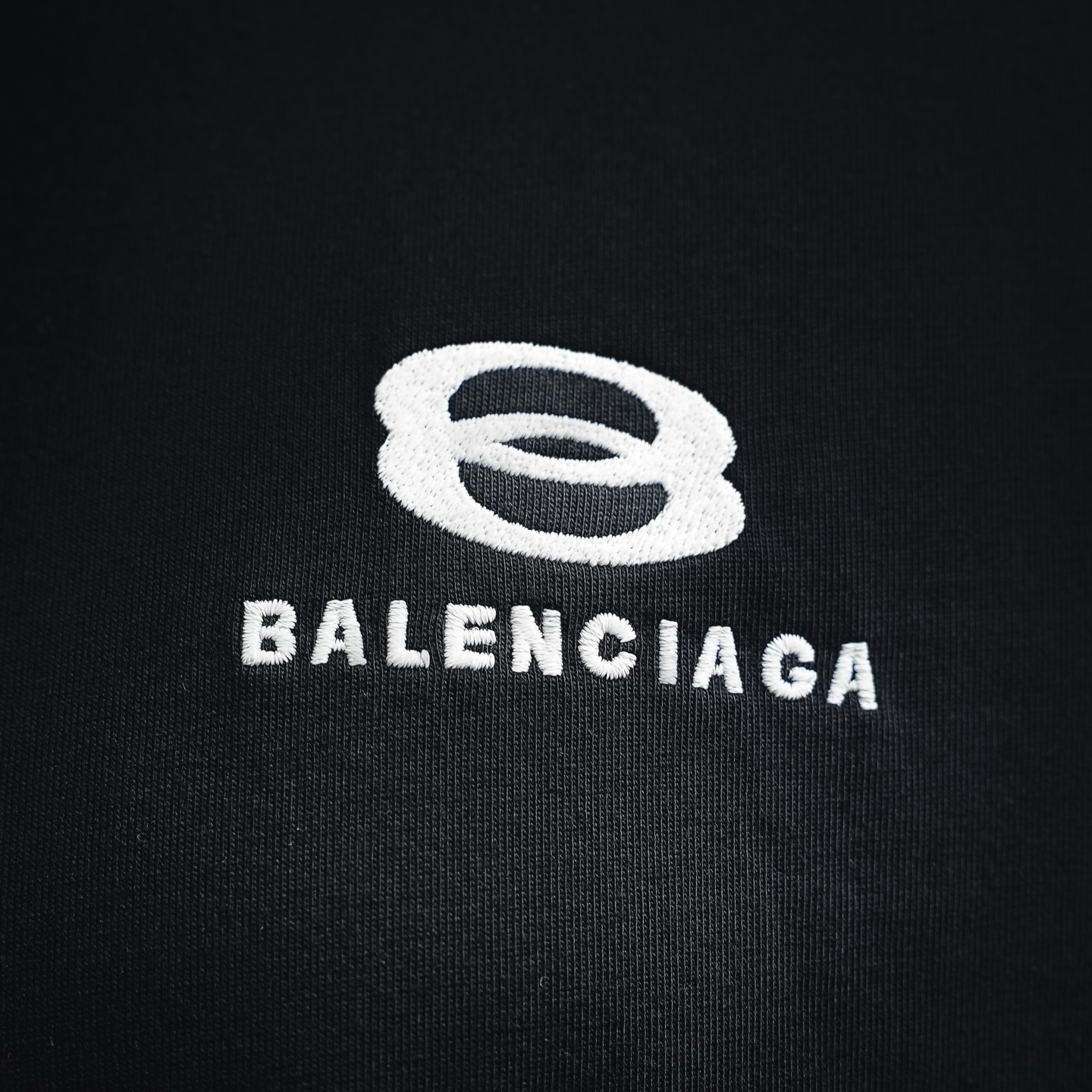Balen embroidered striped t-shirt