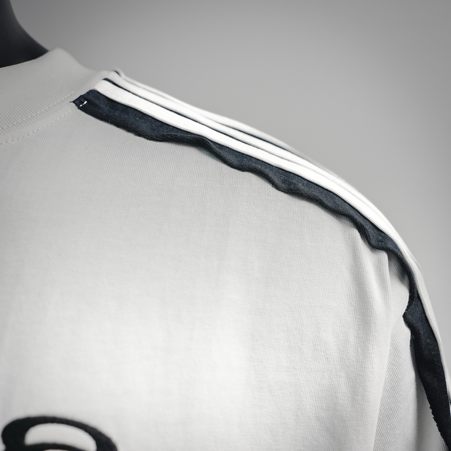Balen embroidered striped t-shirt