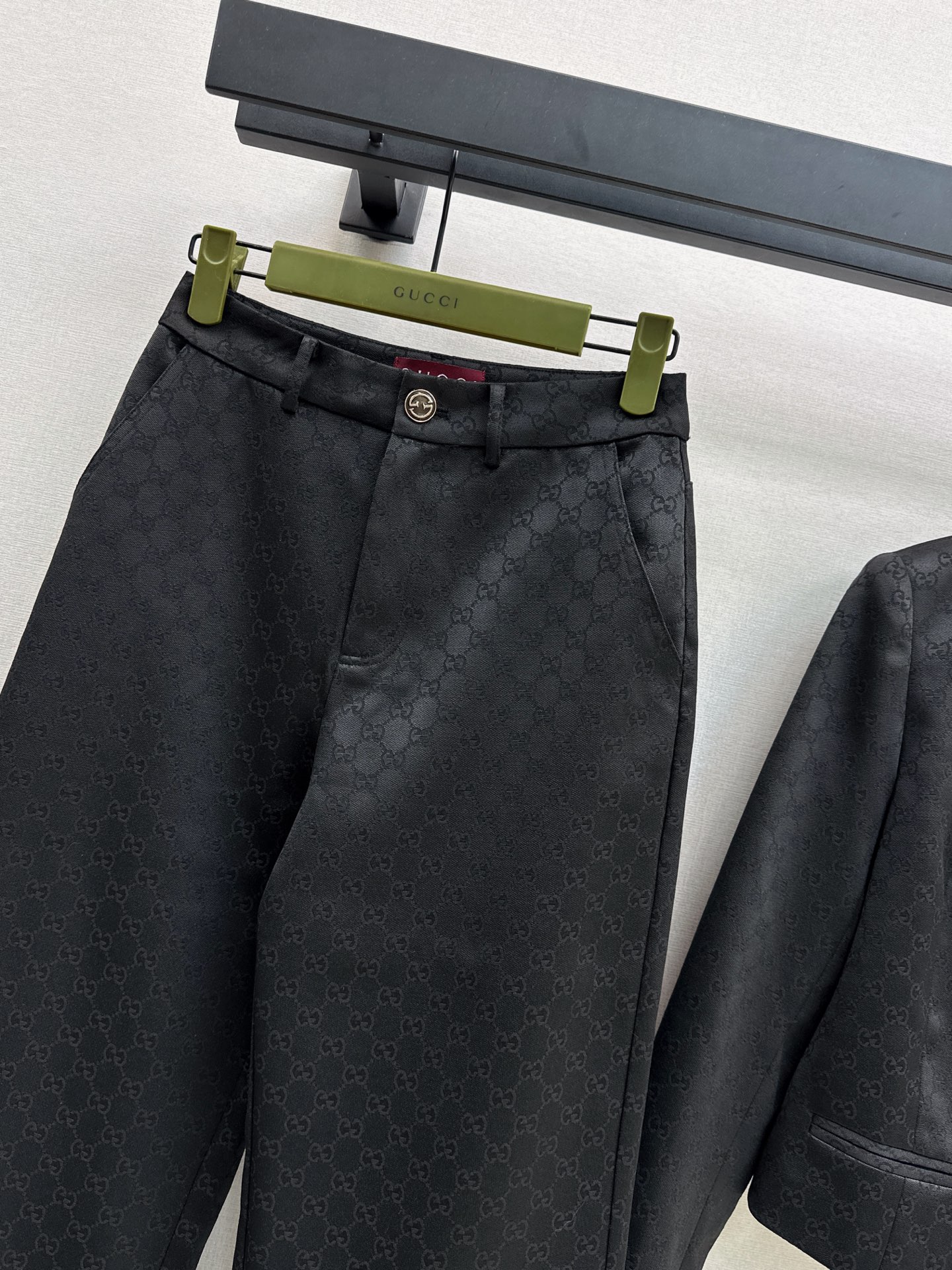 Guc 26fw jacquard jacket pants sets