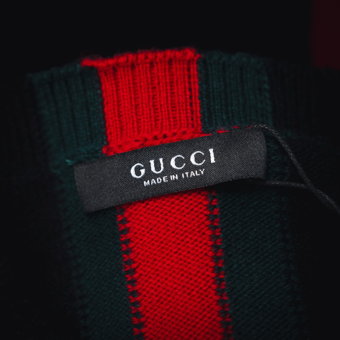 Guc striped knit sweater