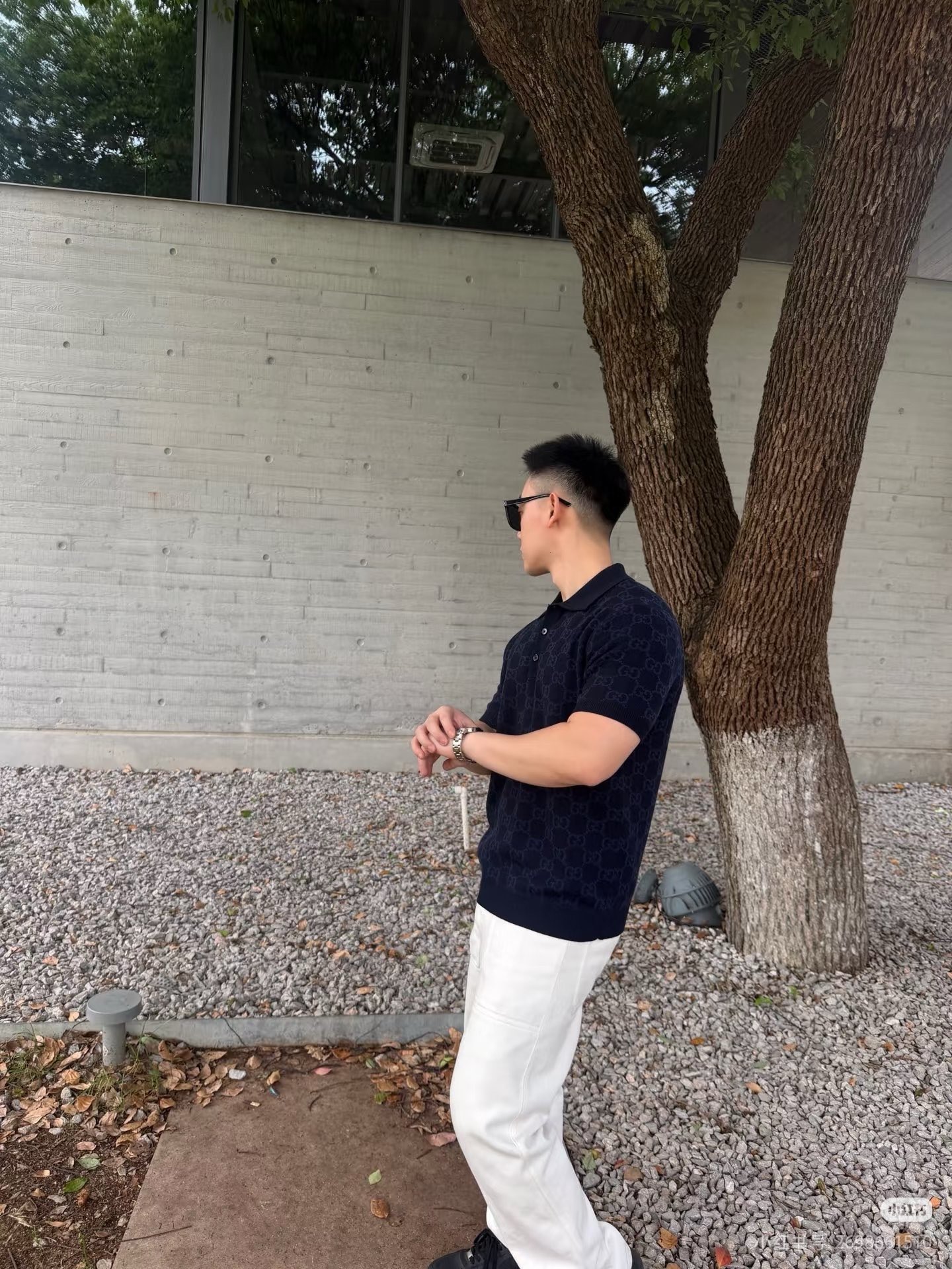 Guc jacquard knit Polo