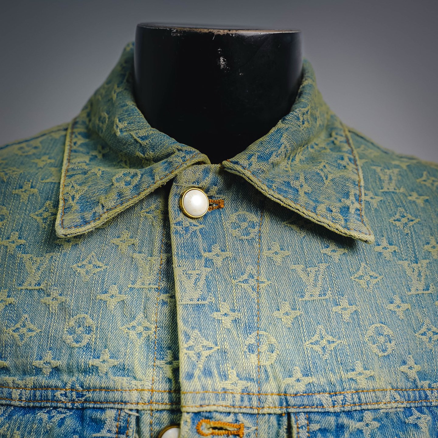 Louis monogram denim jacket