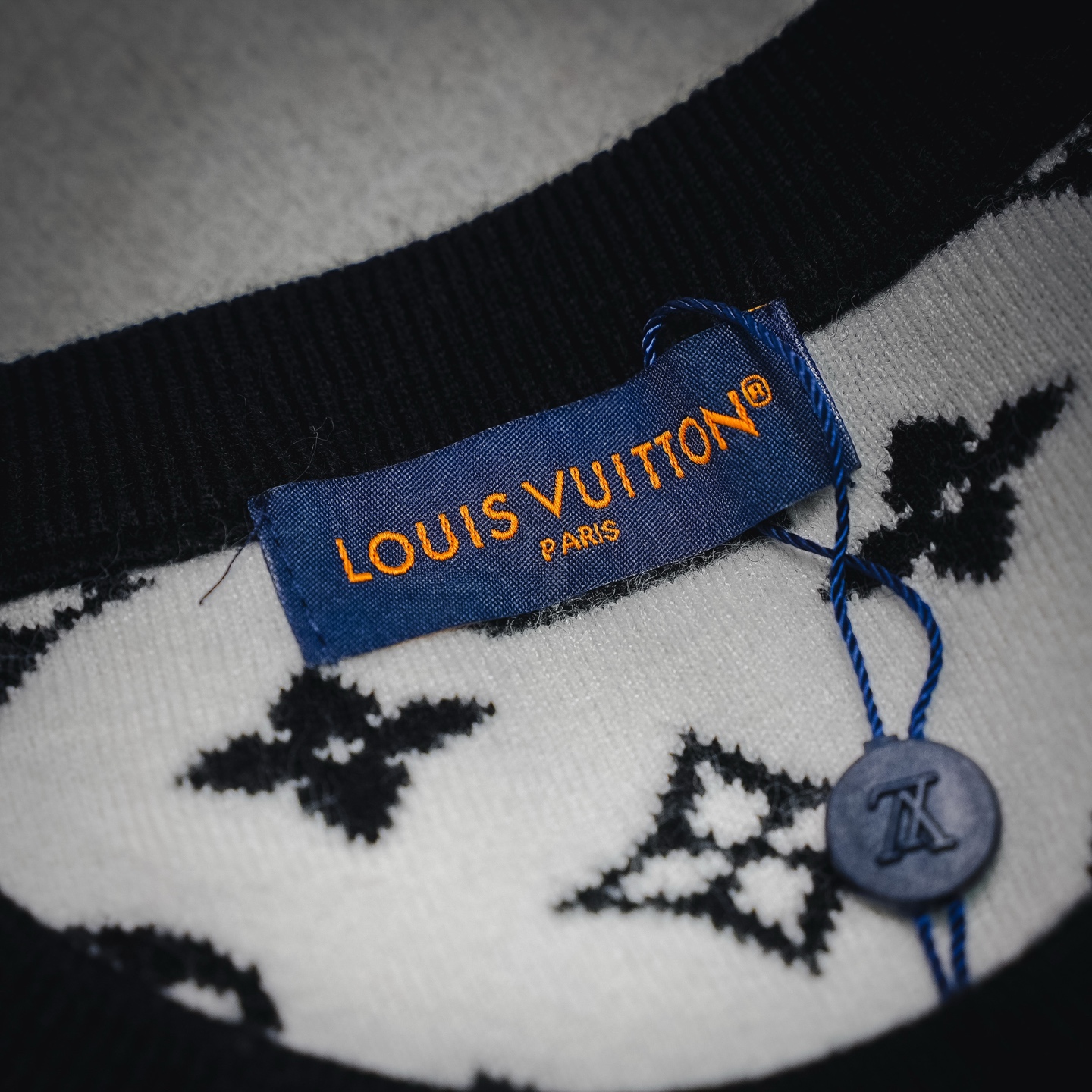 Louis all-over jacquard sweater
