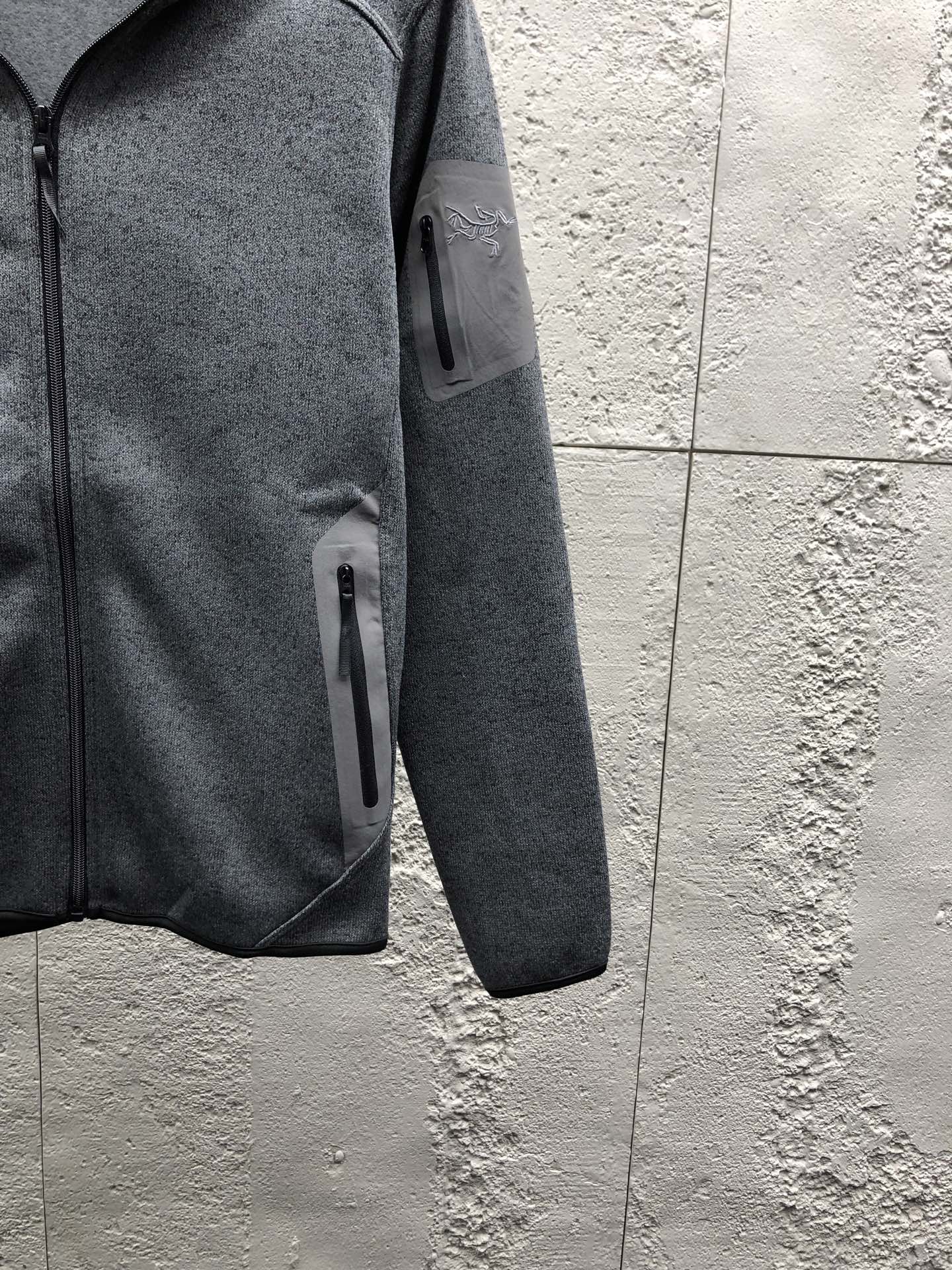 Arcter hooded knit coat