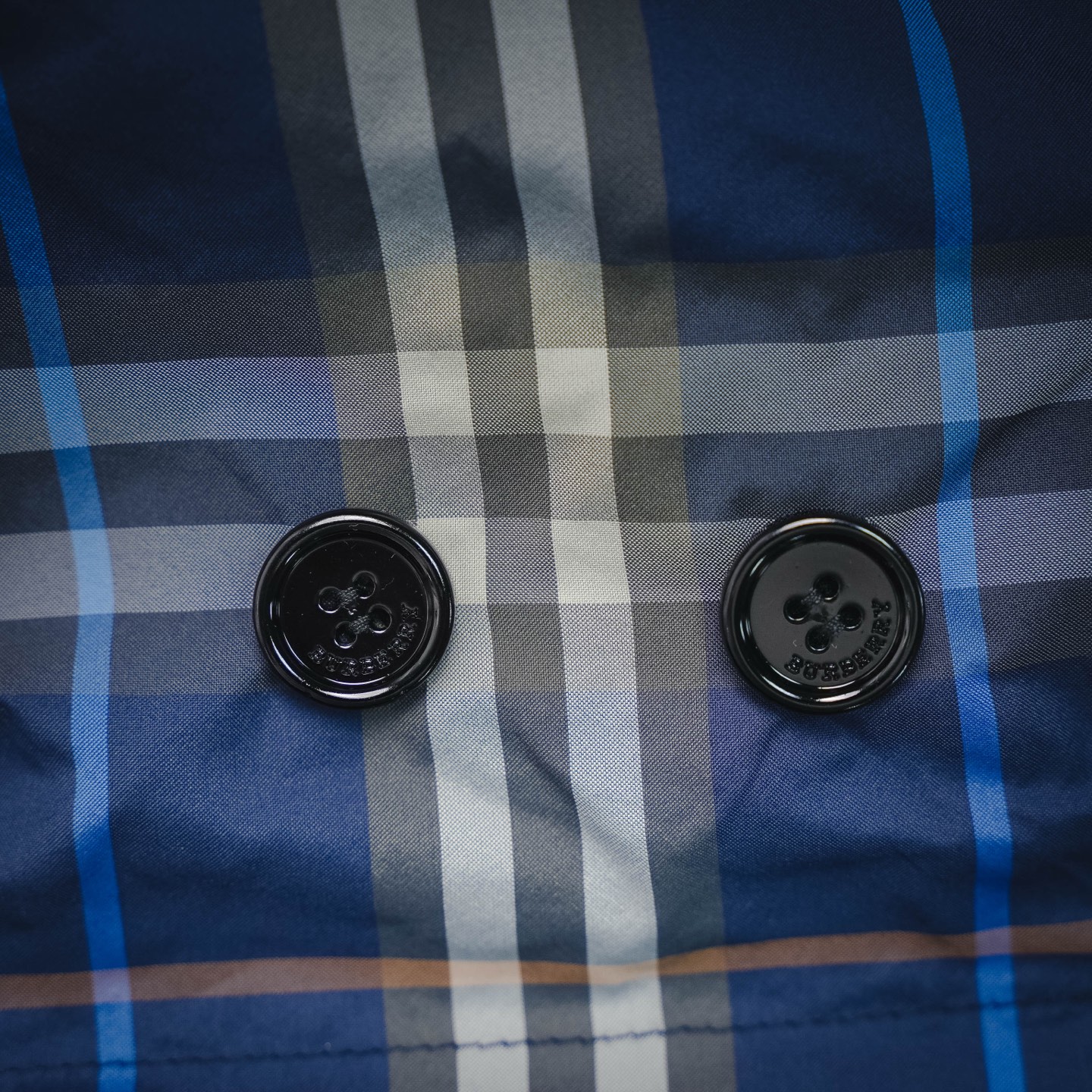 Bur reversible plaid jacket