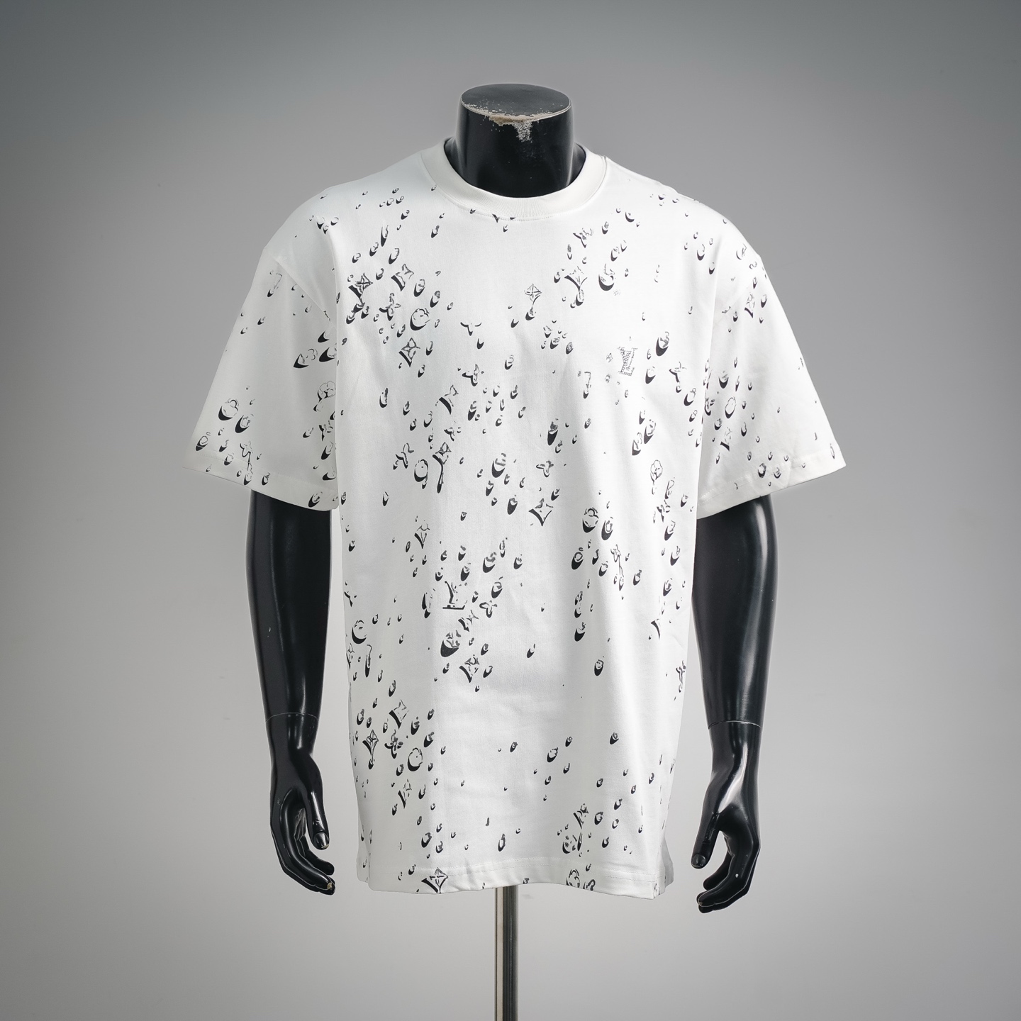 Louis paint splash logo t-shirt
