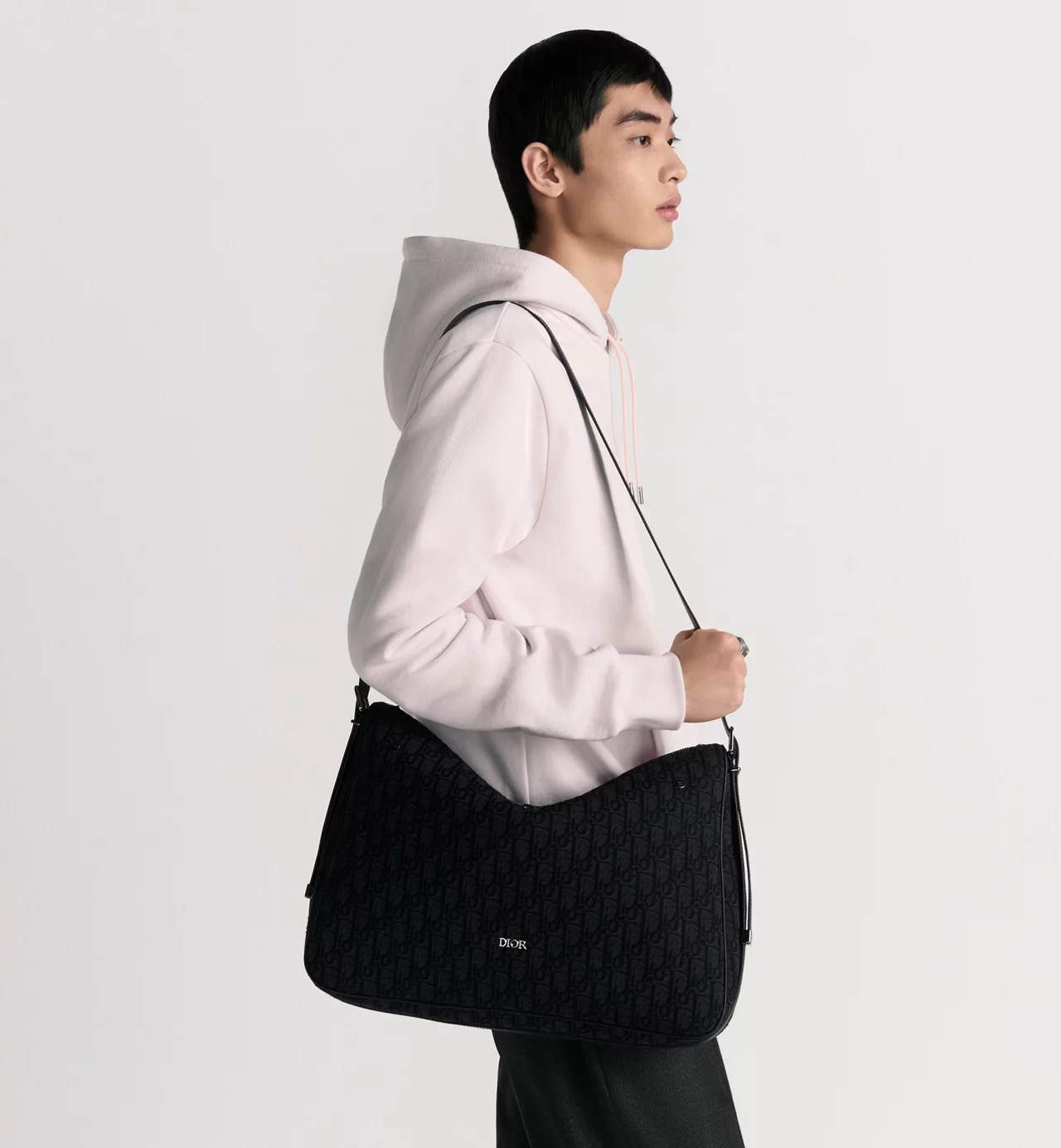 CD emboosed shoulder bag