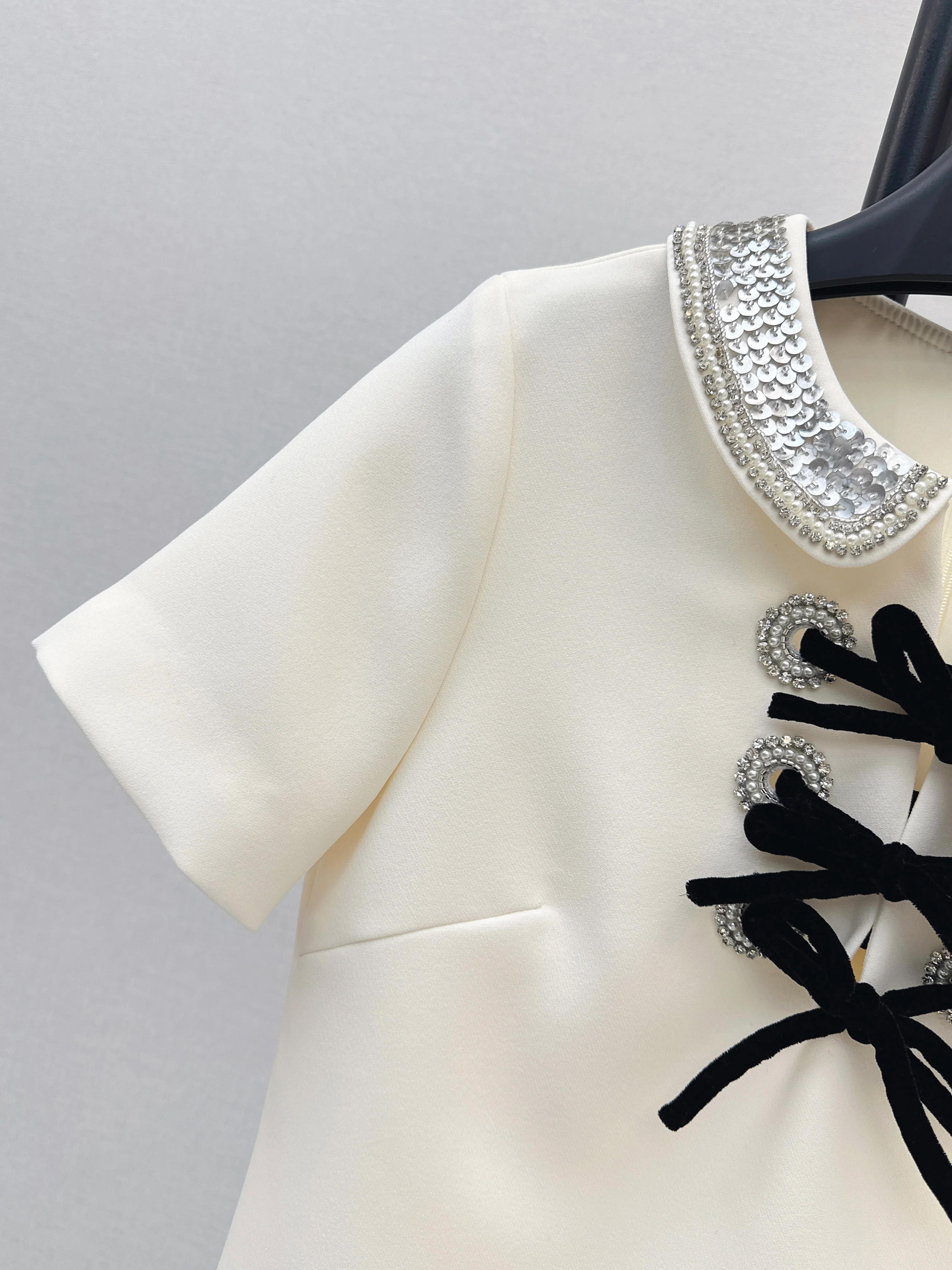 Valen 26ss beading sequins dress