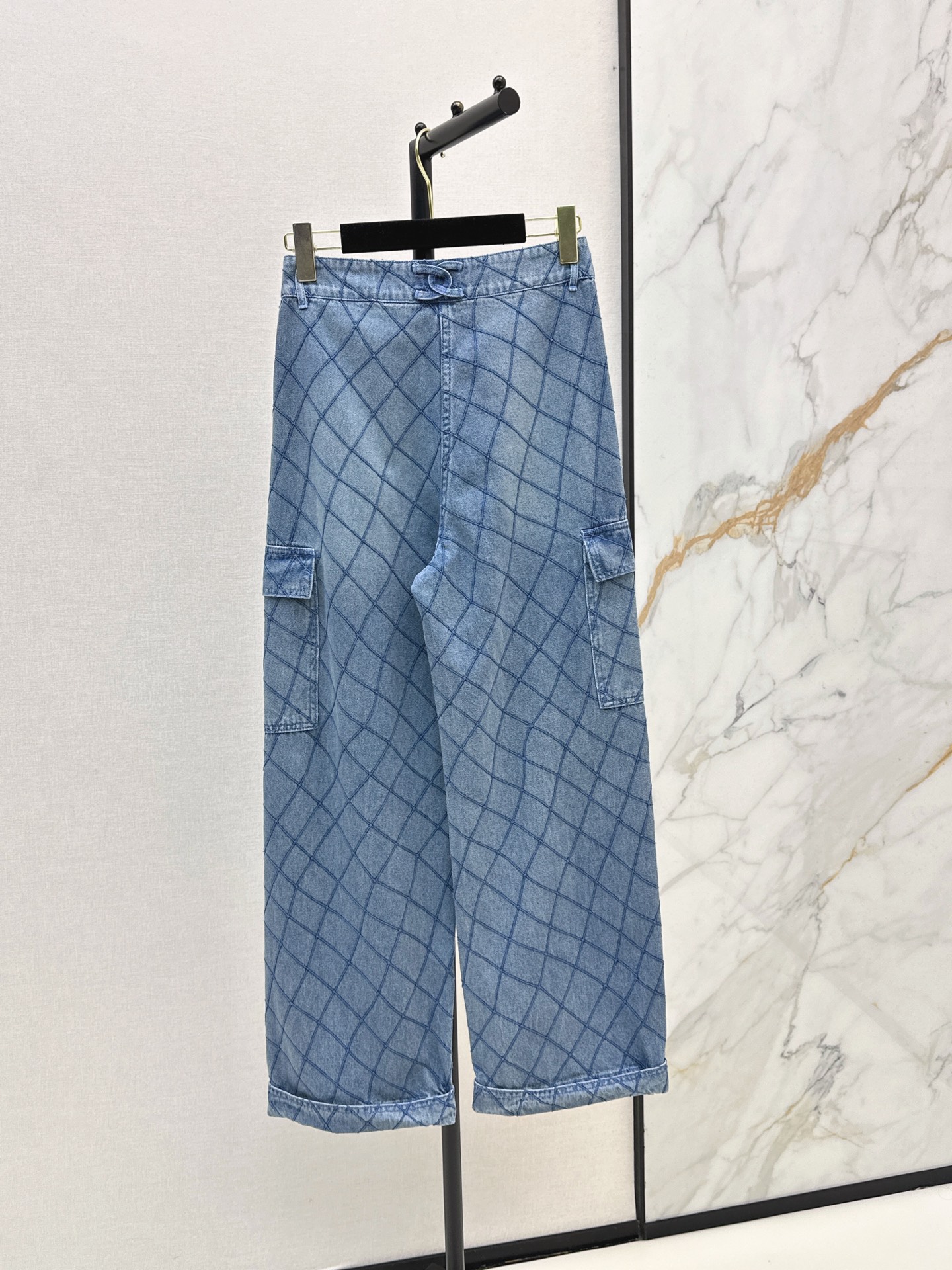 Chan 26ss denim cargo pants