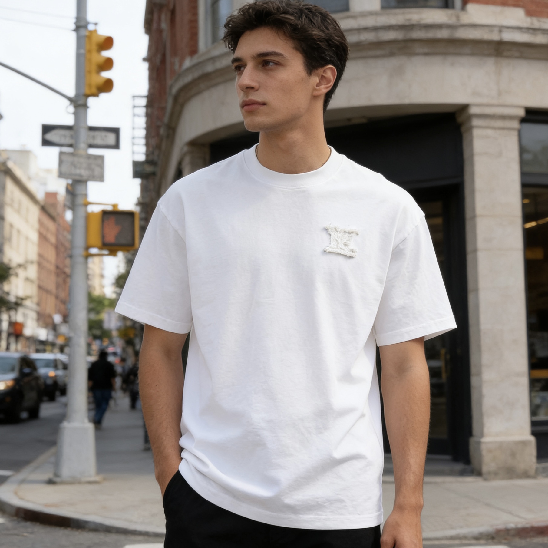 Louis applique t-shirt