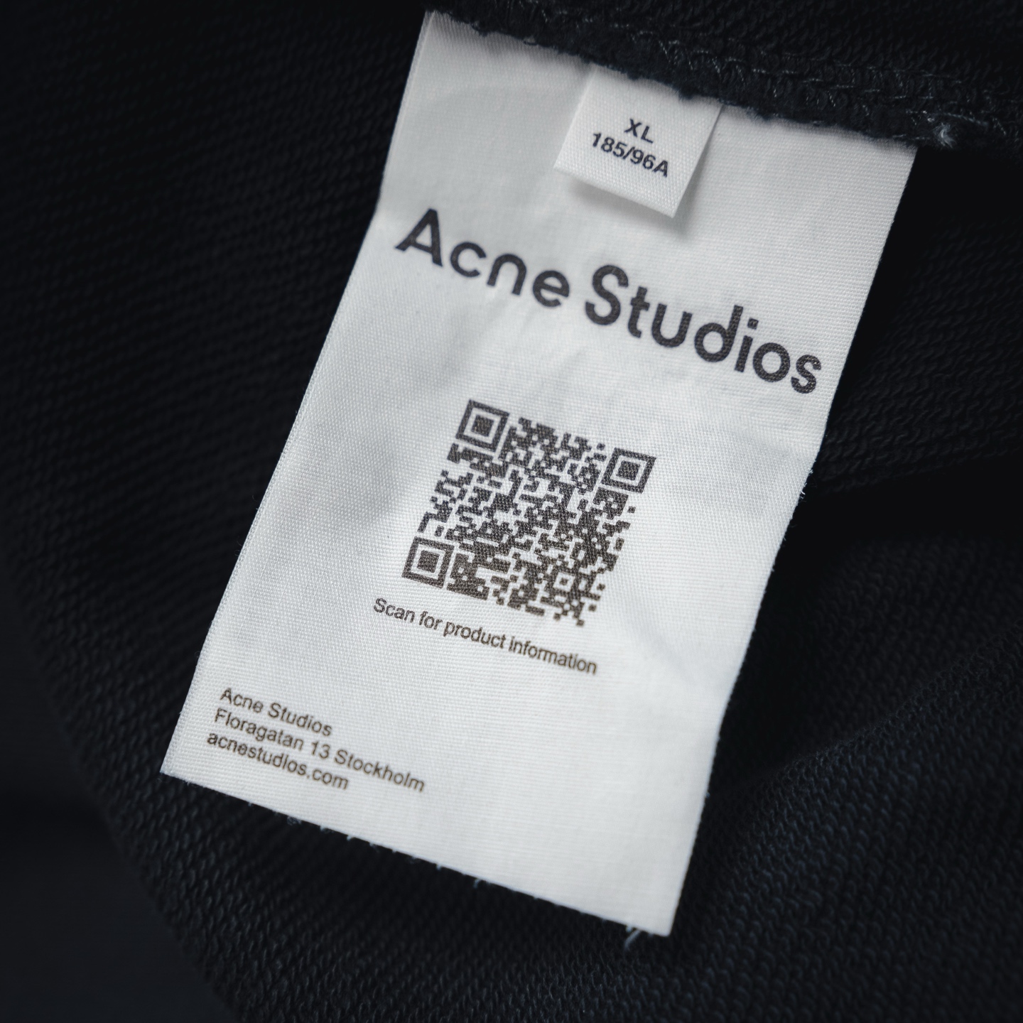 Acen washed letter hoodie