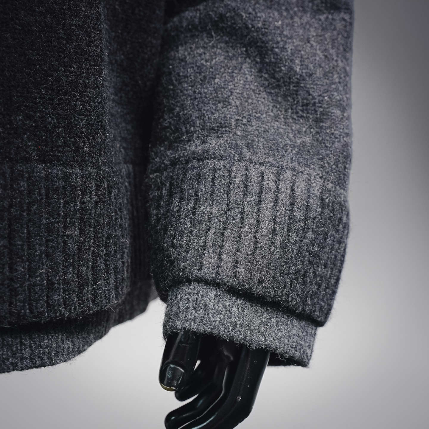 Bottega layered chunky knit sweater