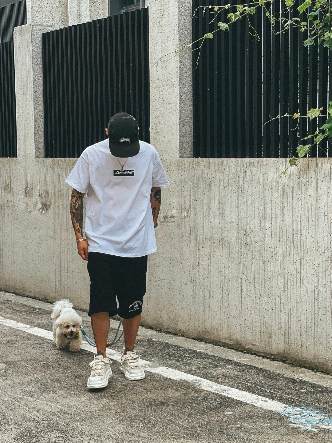 Supre letter print t-shirt