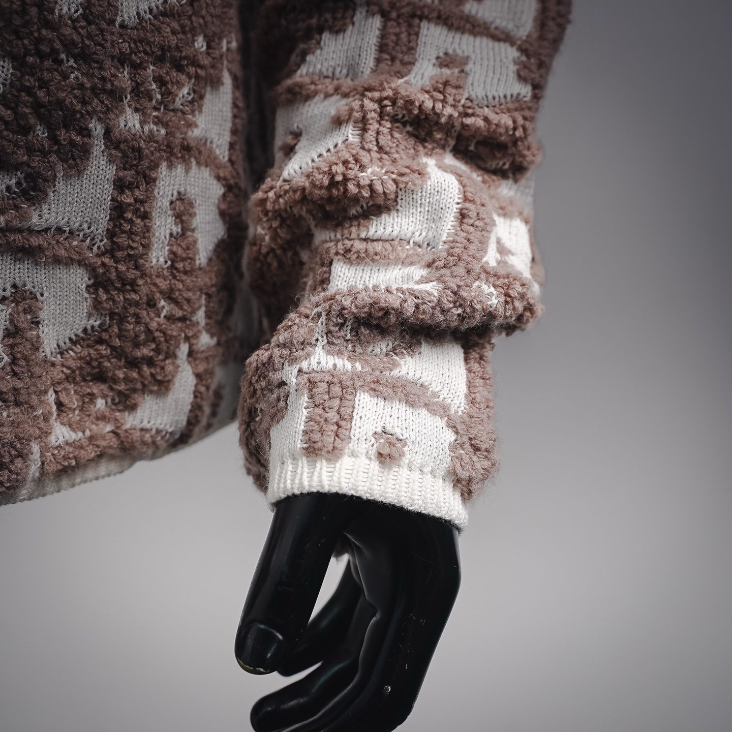 CD jacquard cardigan