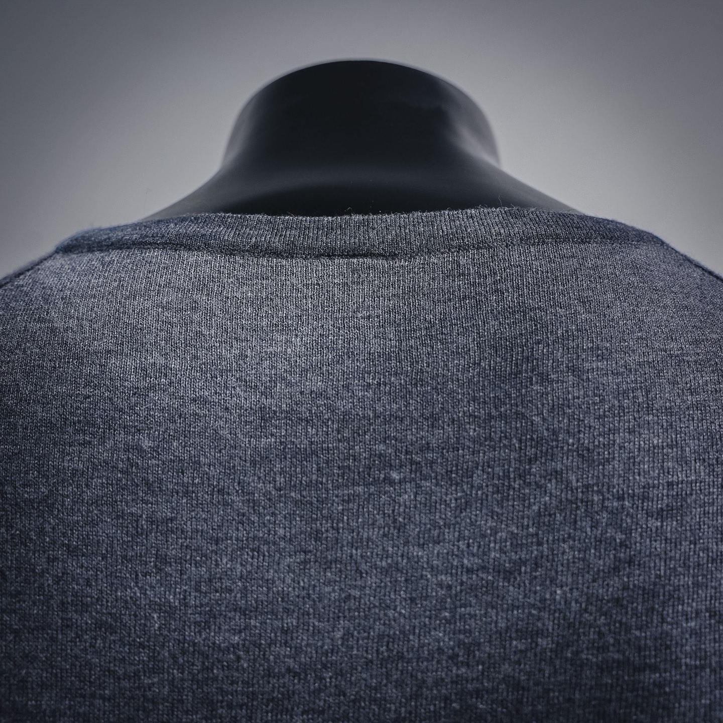 Chrome embroidered knit sweatshirt