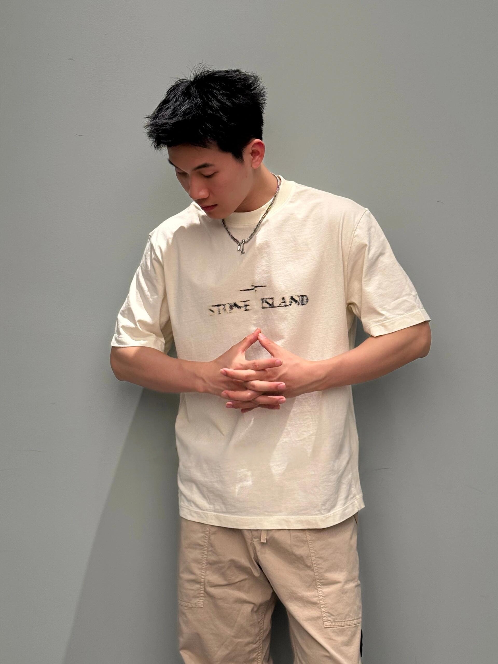 Stone printed t-shirt