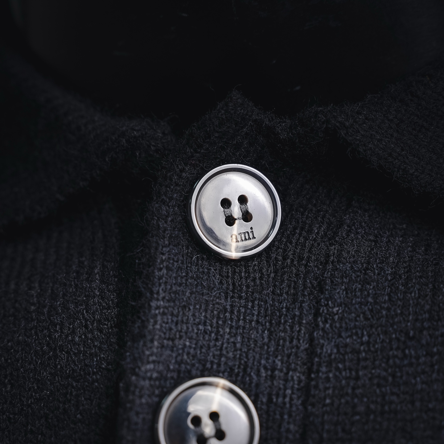 Ami jacquard knit sweater