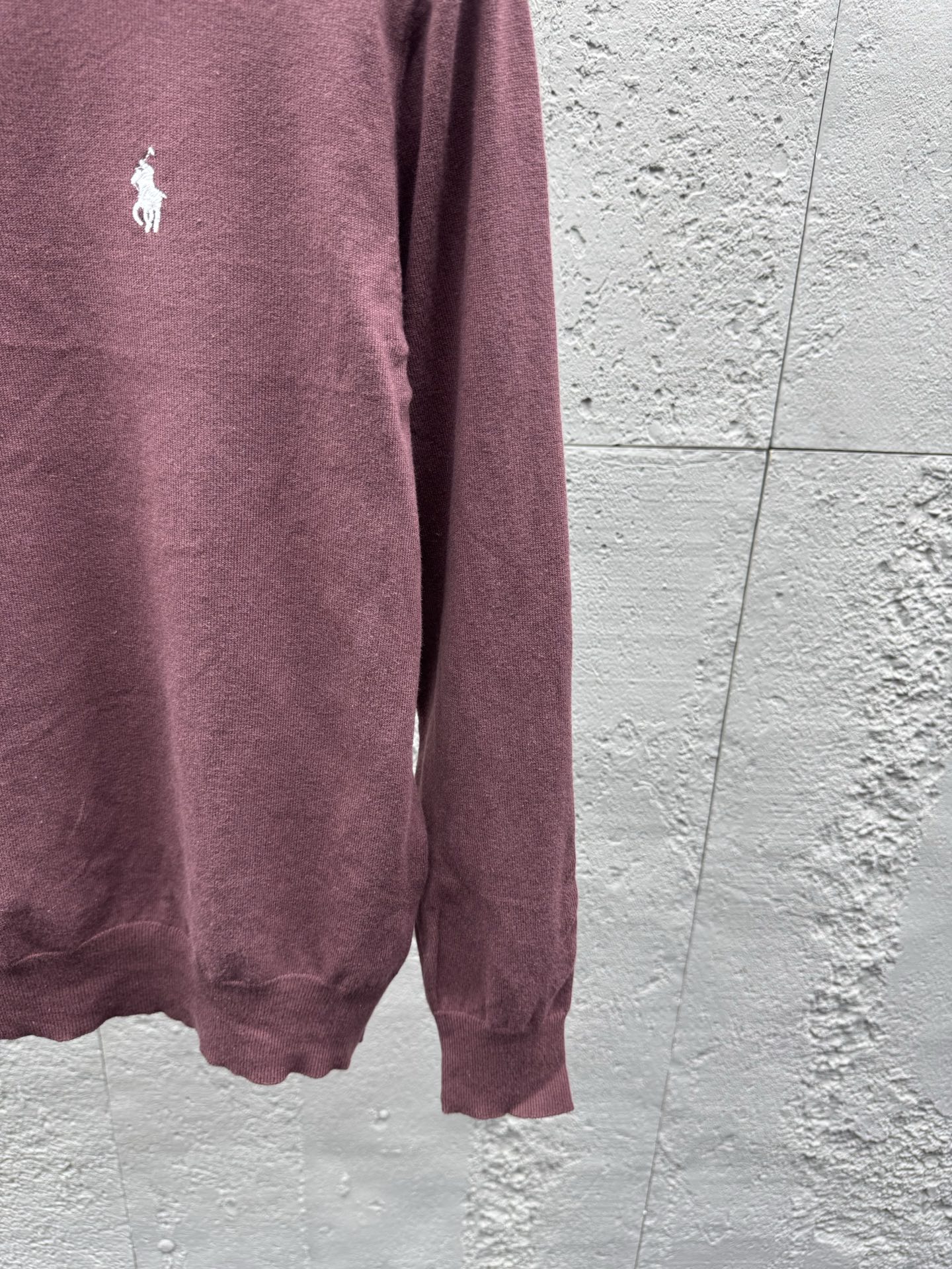 Ralph embroidered knit sweater