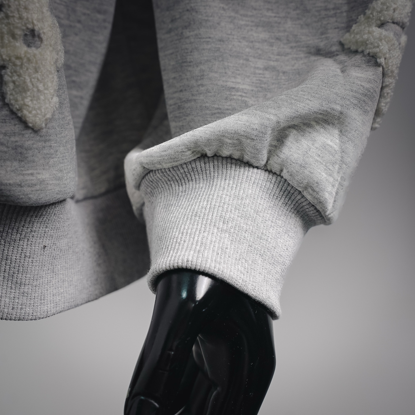 Louis chenille appliqué zip-up jacket