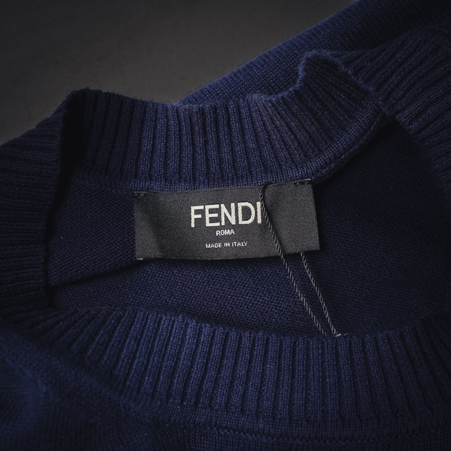 Fend embroidered knit t-shirt