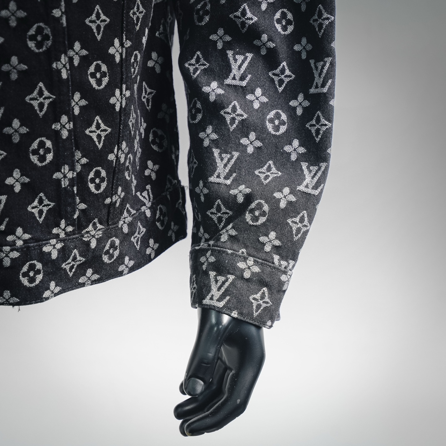 Loui print dinim jacket