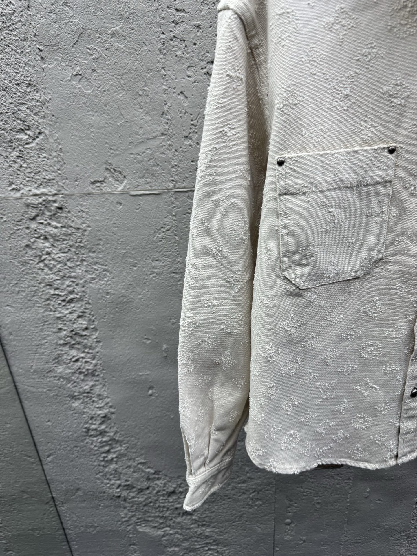 Louis embroidered jacquard denim jacket