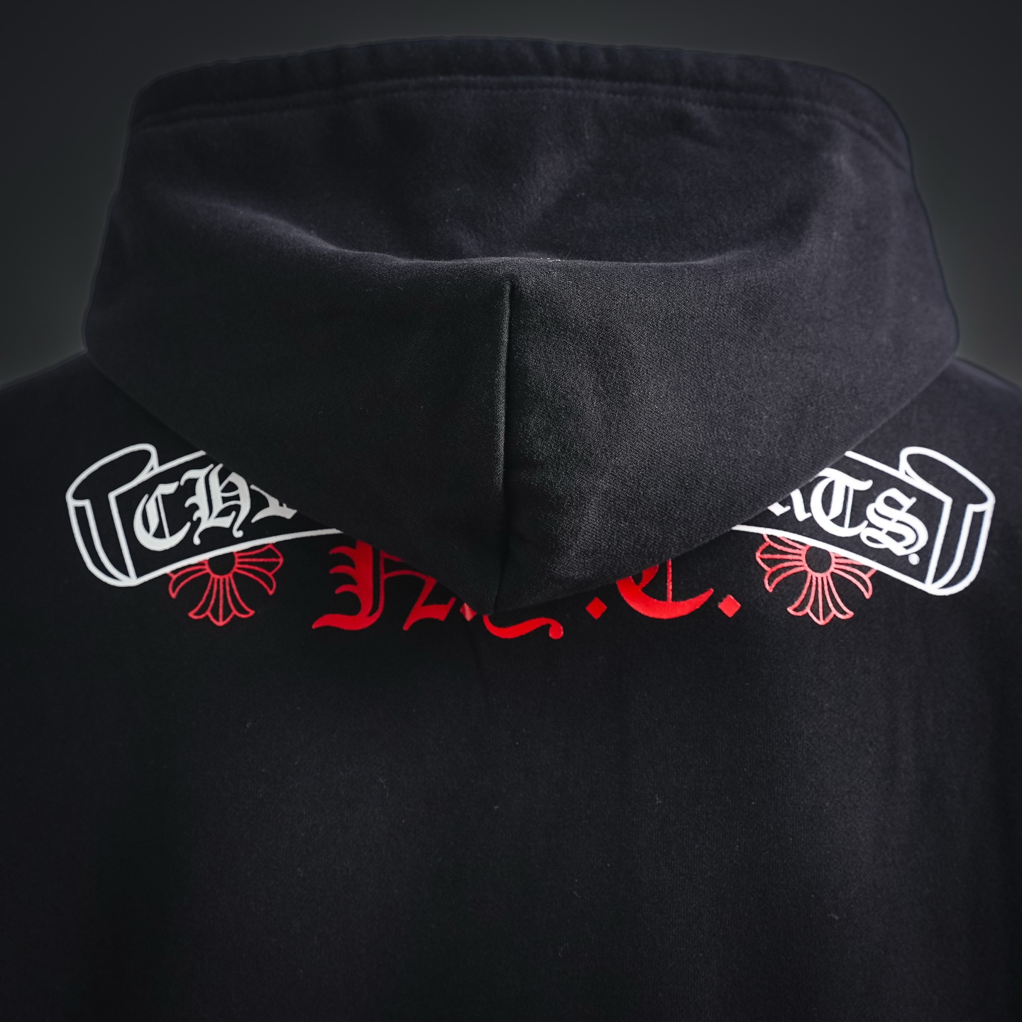Chrome printed hooded jacket