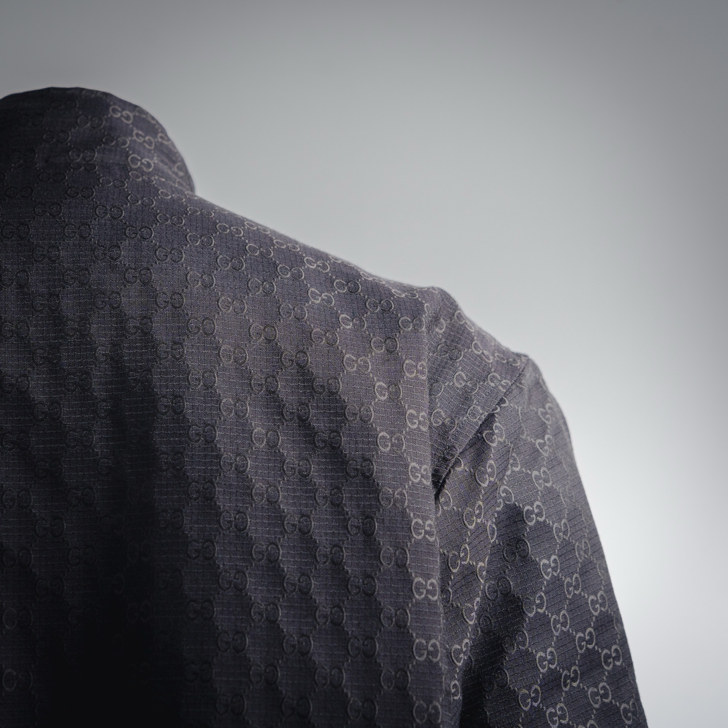 Guc all-over collared jacket