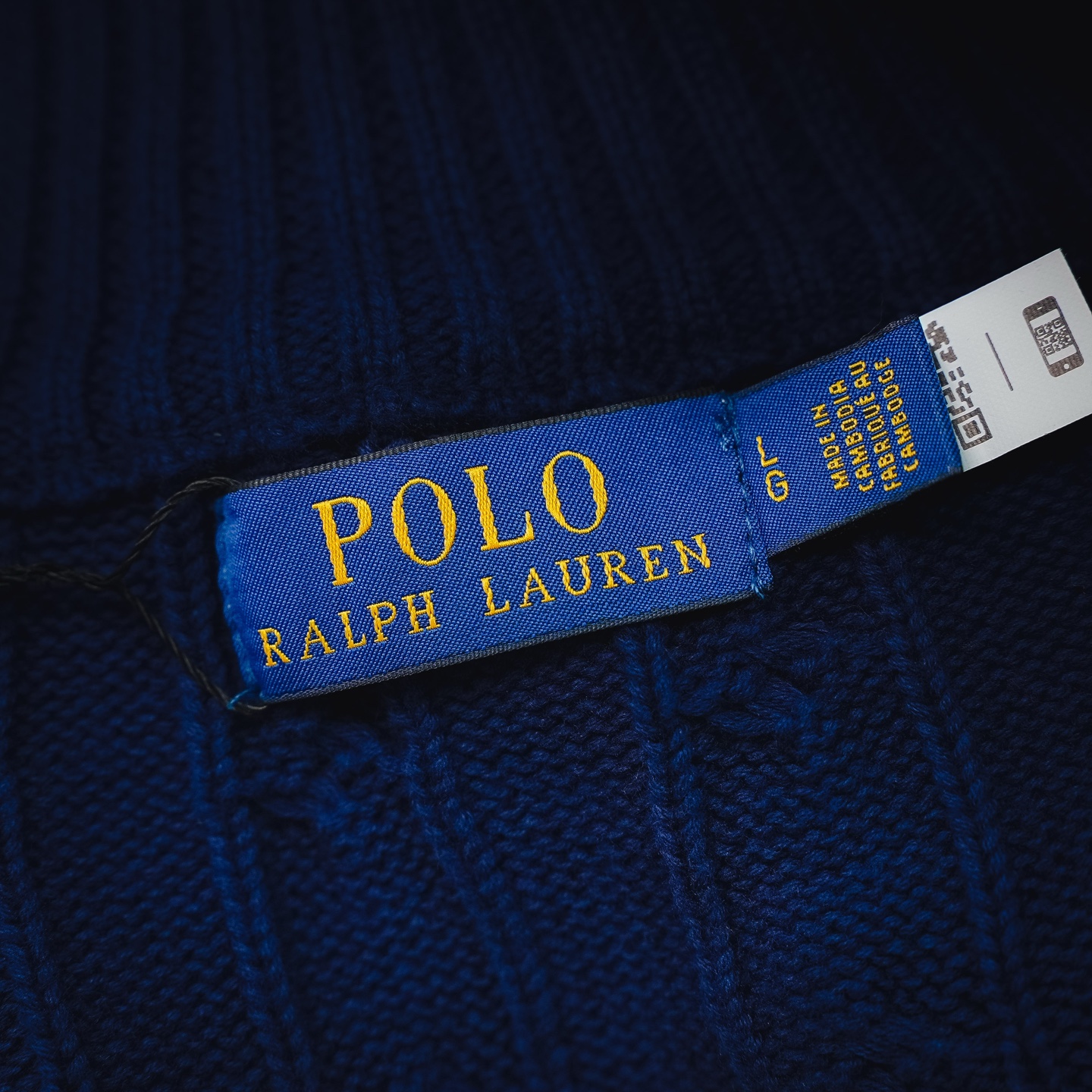 Ralph knit sweater zip-up coat