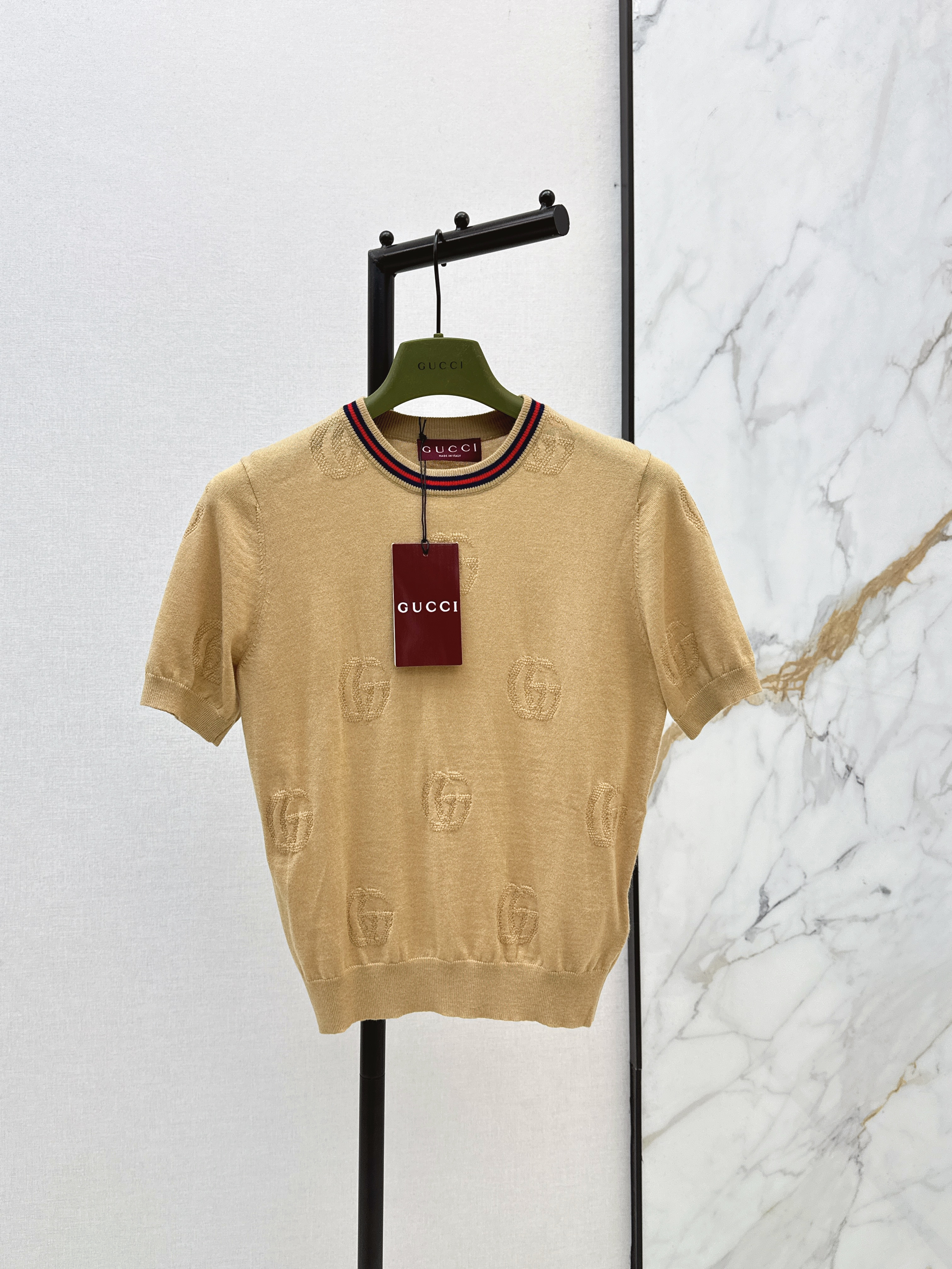 Guc 26ss jacquard sweater