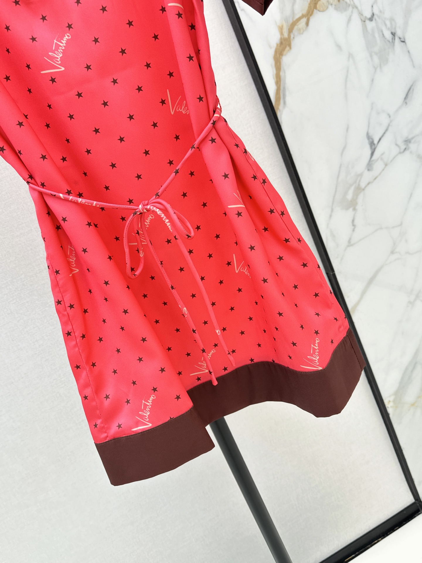 Valen 26fw print shirt dress