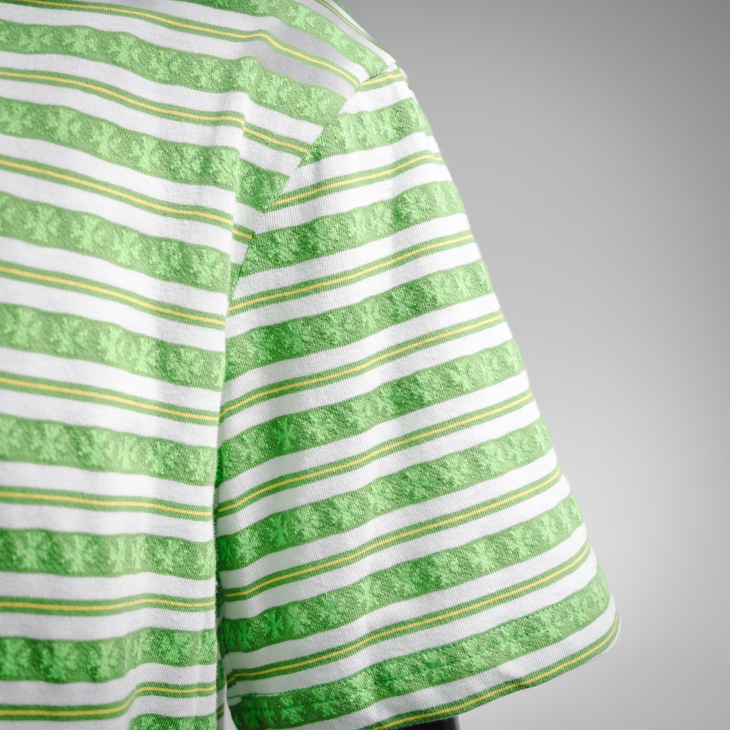 Chrome striped t-shirt