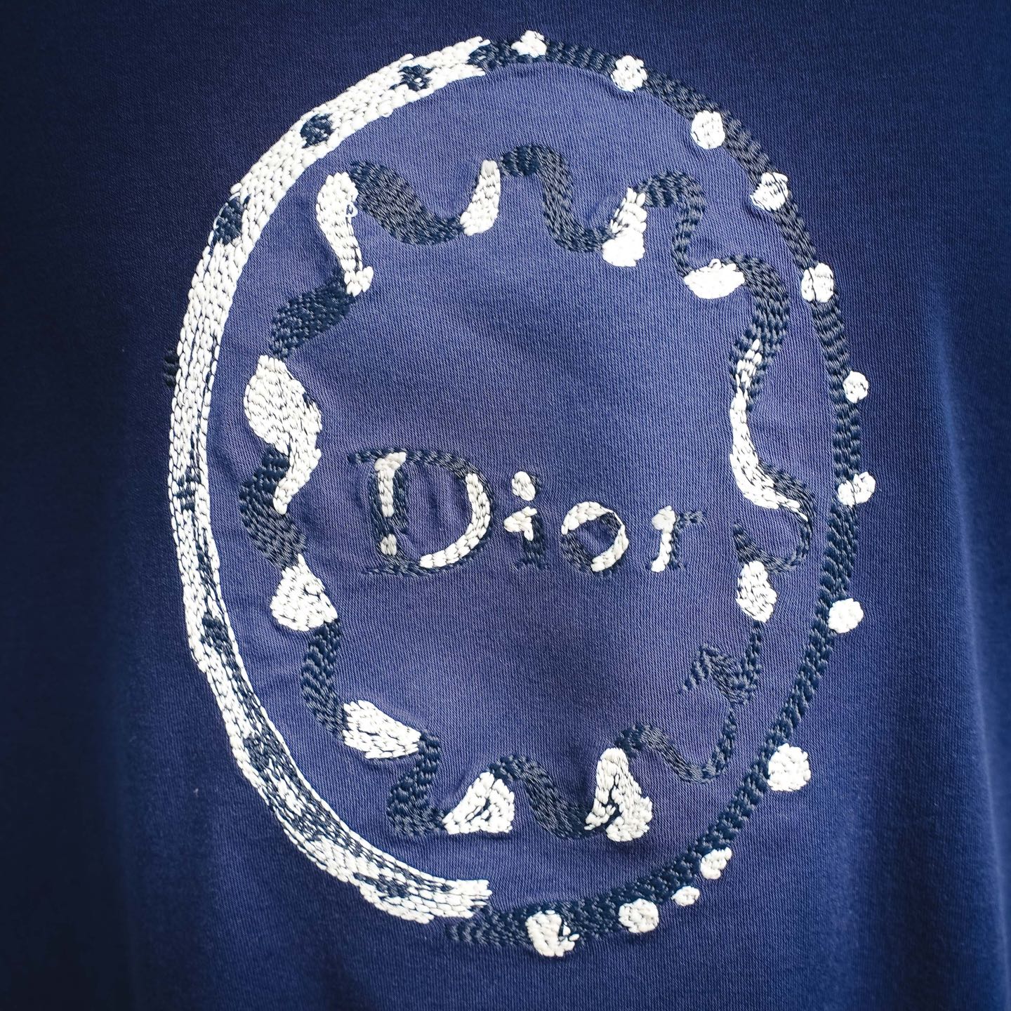 CD graffiti embroidered t-shirt