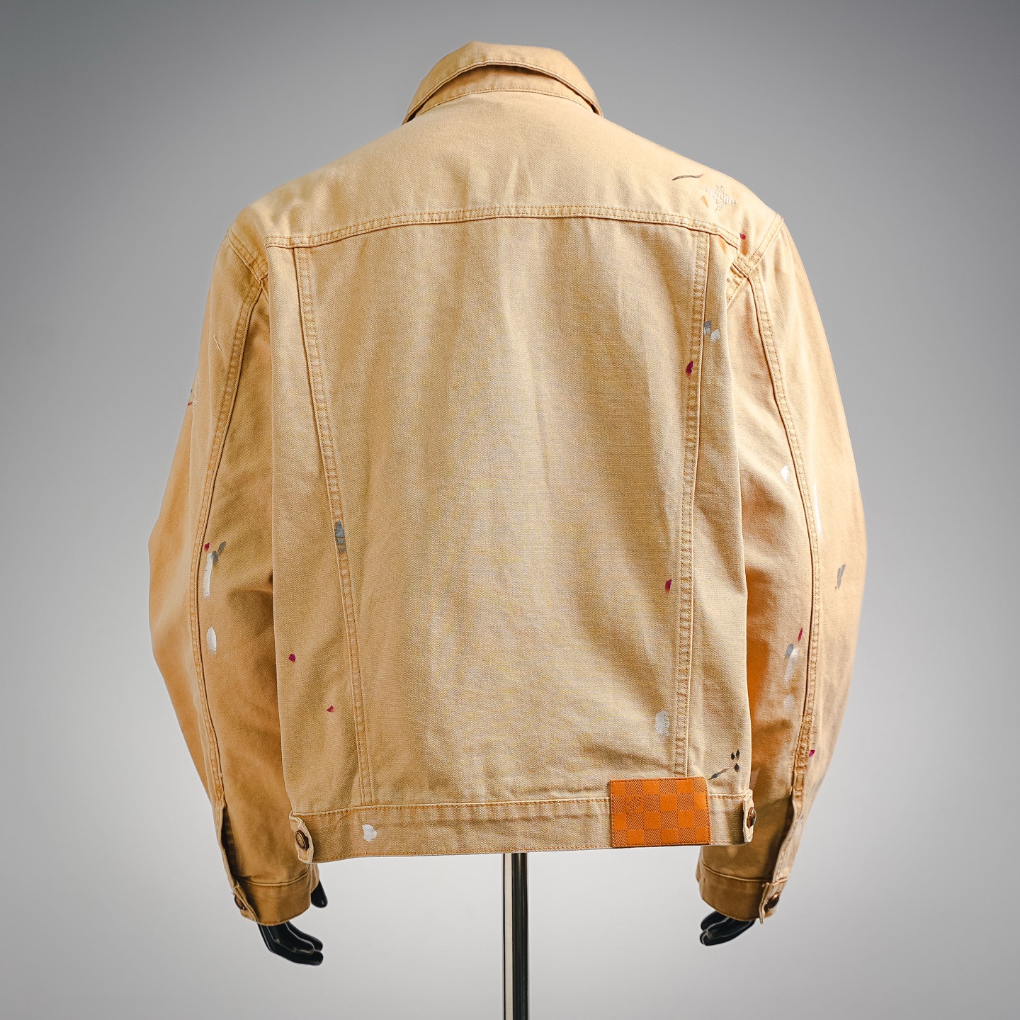 Louis graffiti-print denim jacket