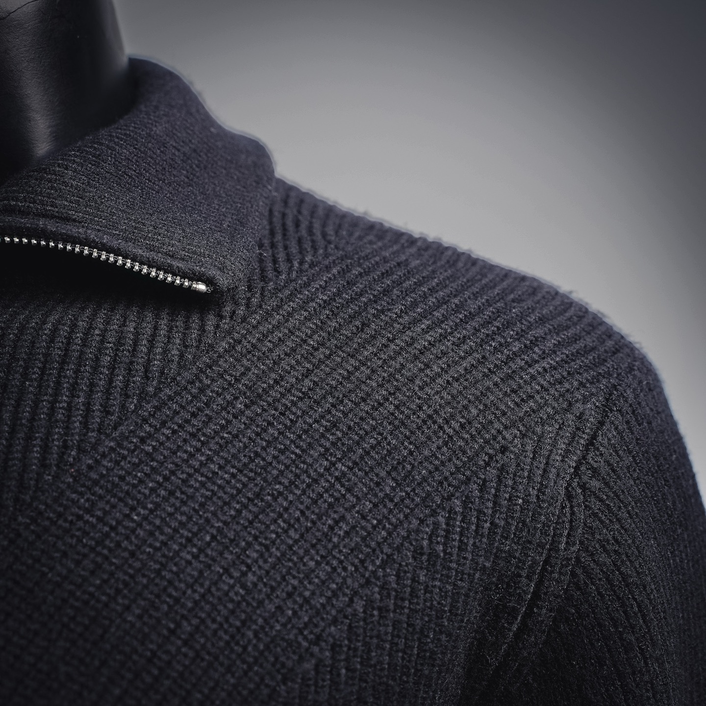 CK ribbed minimal jacket