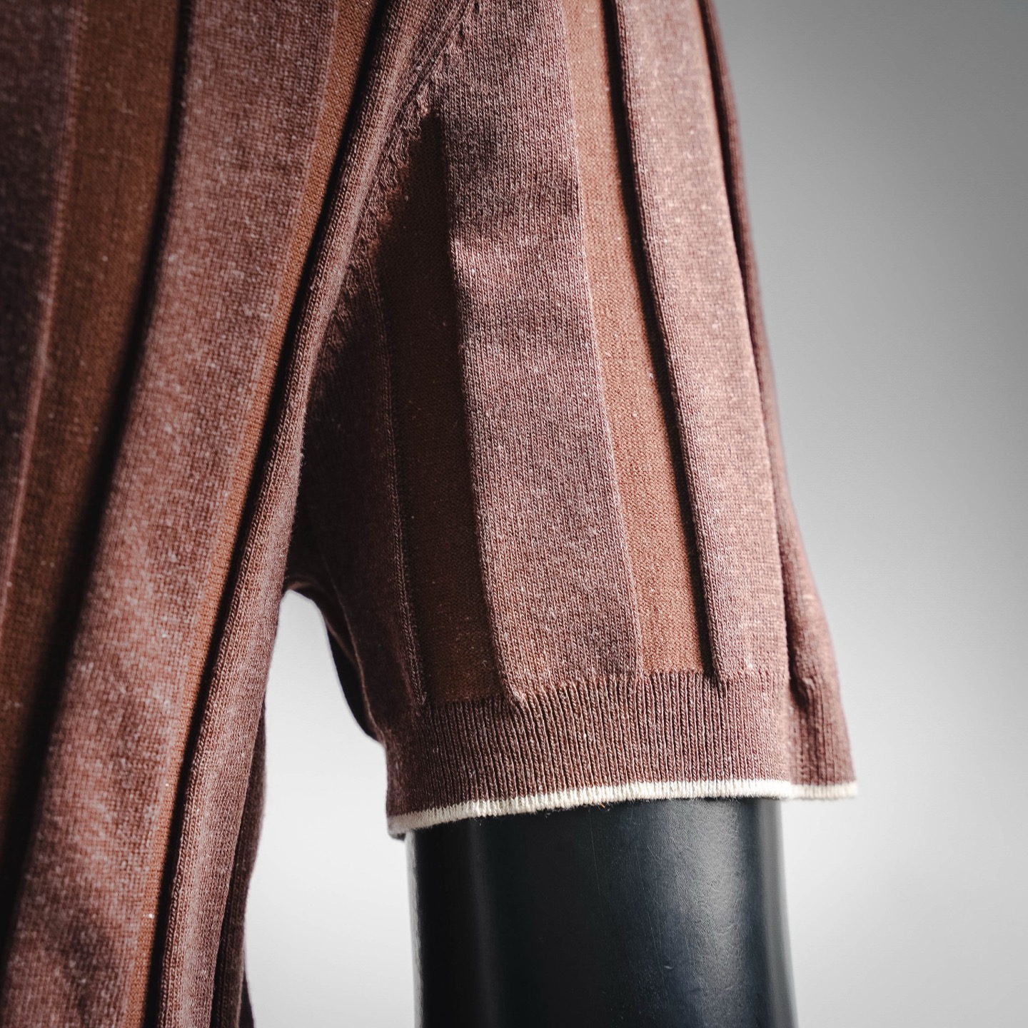 Brunello collared knit Polo